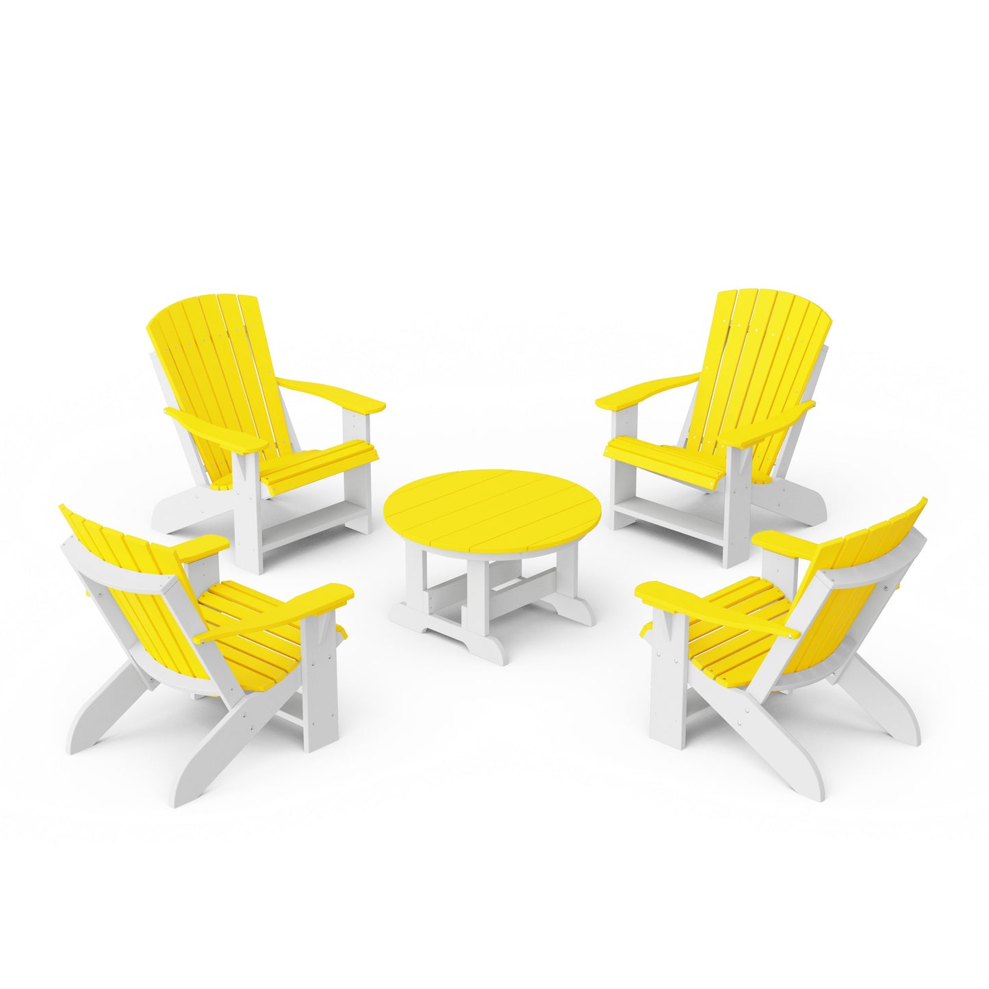 Heritage 5-Piece Adirondack Chair Conversation Set