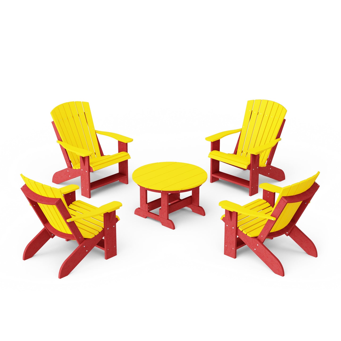 Heritage 5-Piece Adirondack Chair Conversation Set
