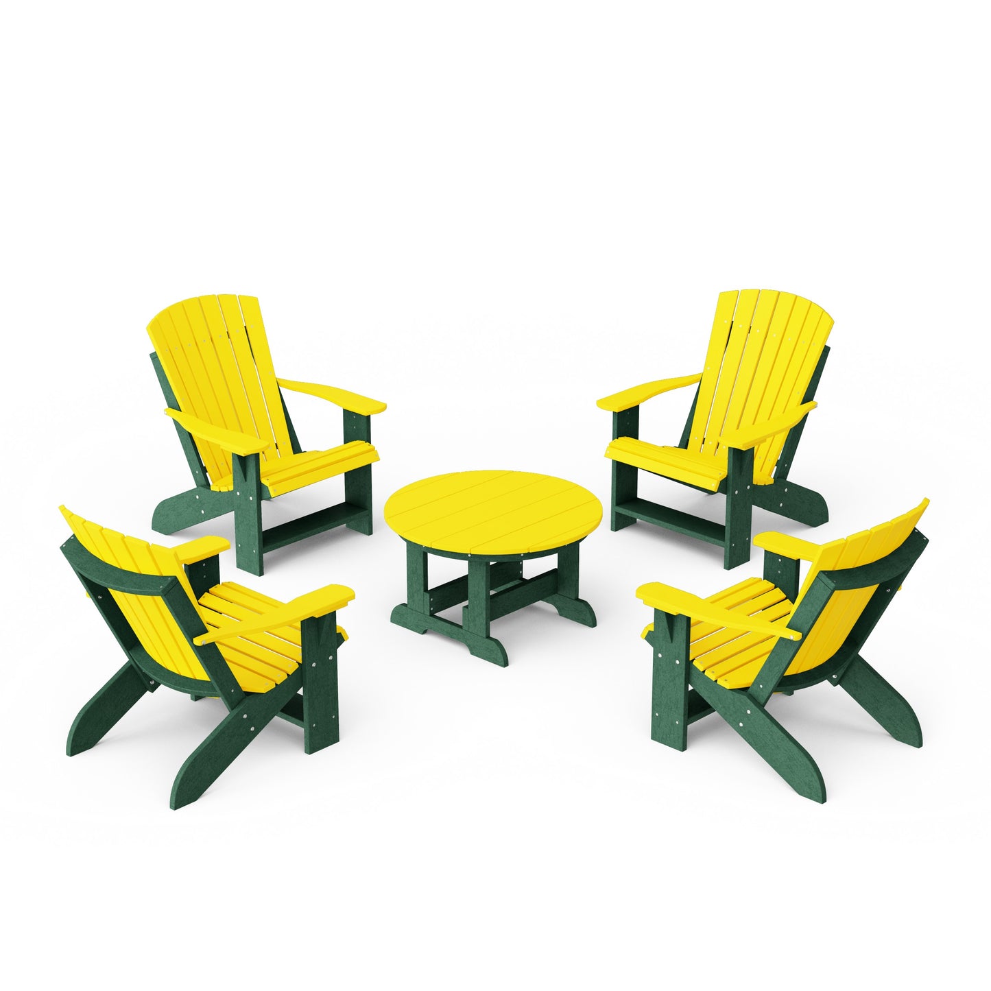 Heritage 5-Piece Adirondack Chair Conversation Set