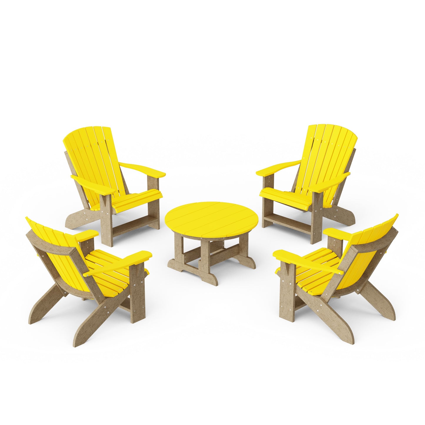 Heritage 5-Piece Adirondack Chair Conversation Set