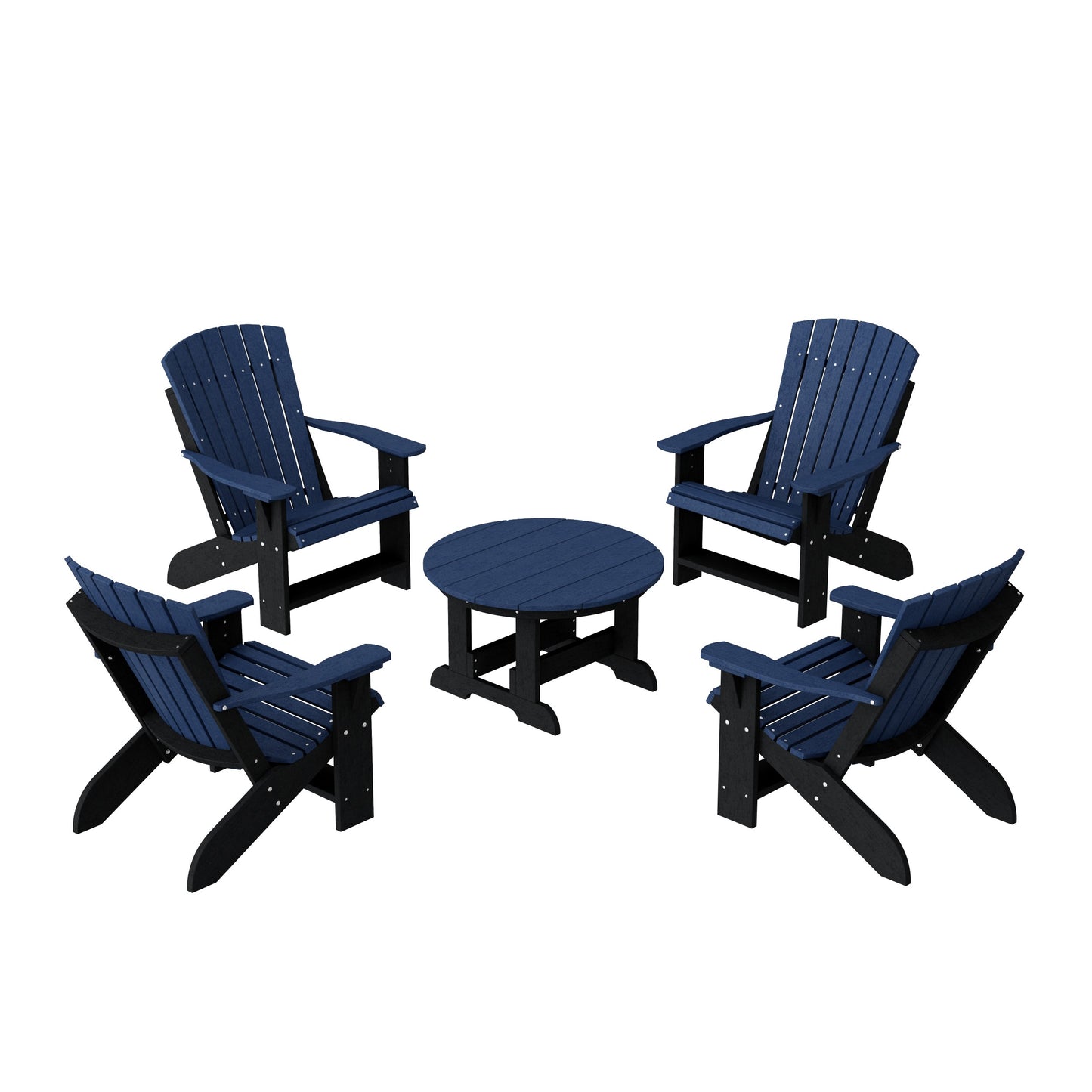 Heritage 5-Piece Adirondack Chair Conversation Set