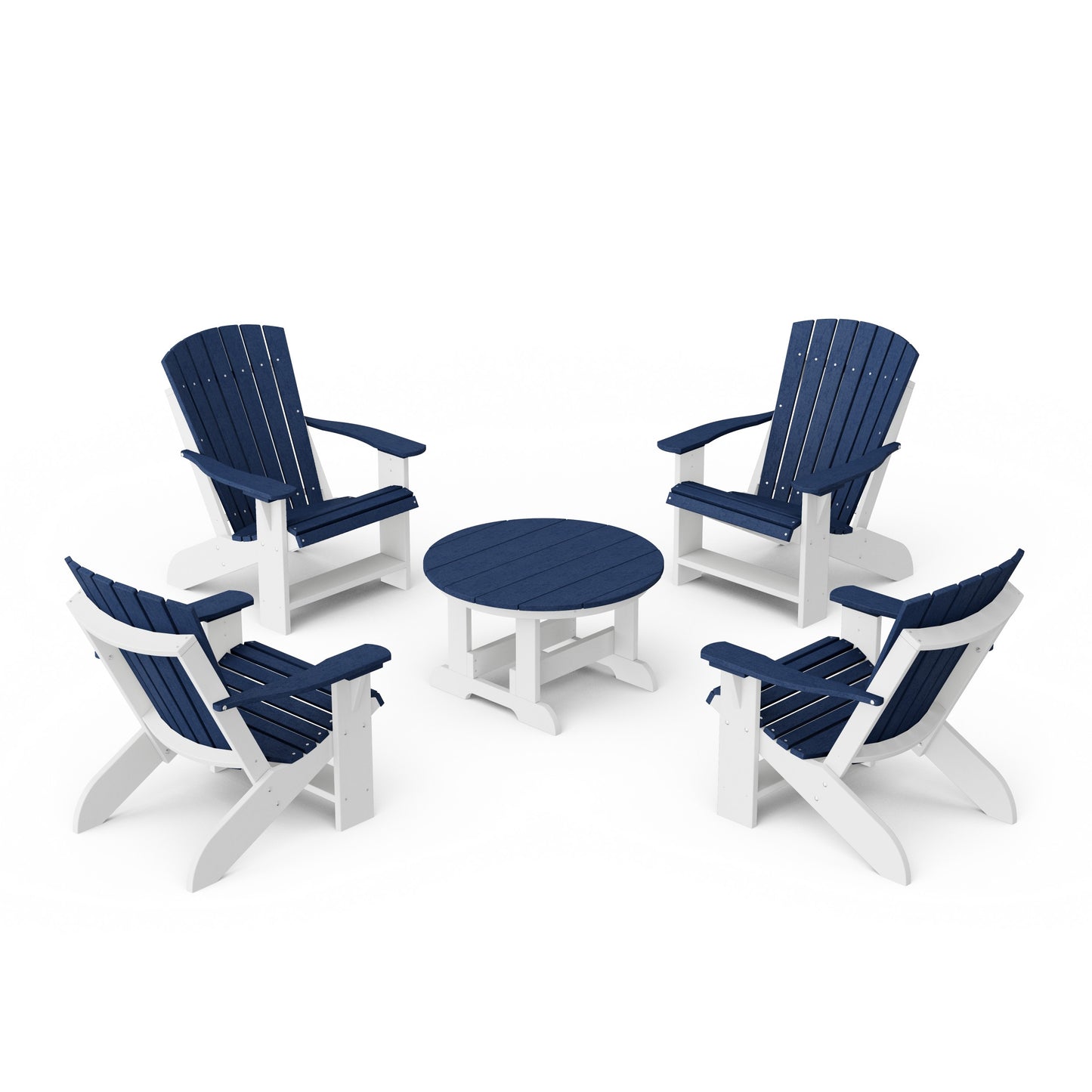 Heritage 5-Piece Adirondack Chair Conversation Set