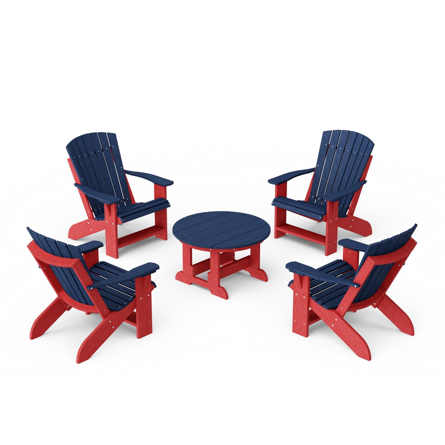 Heritage 5-Piece Adirondack Chair Conversation Set