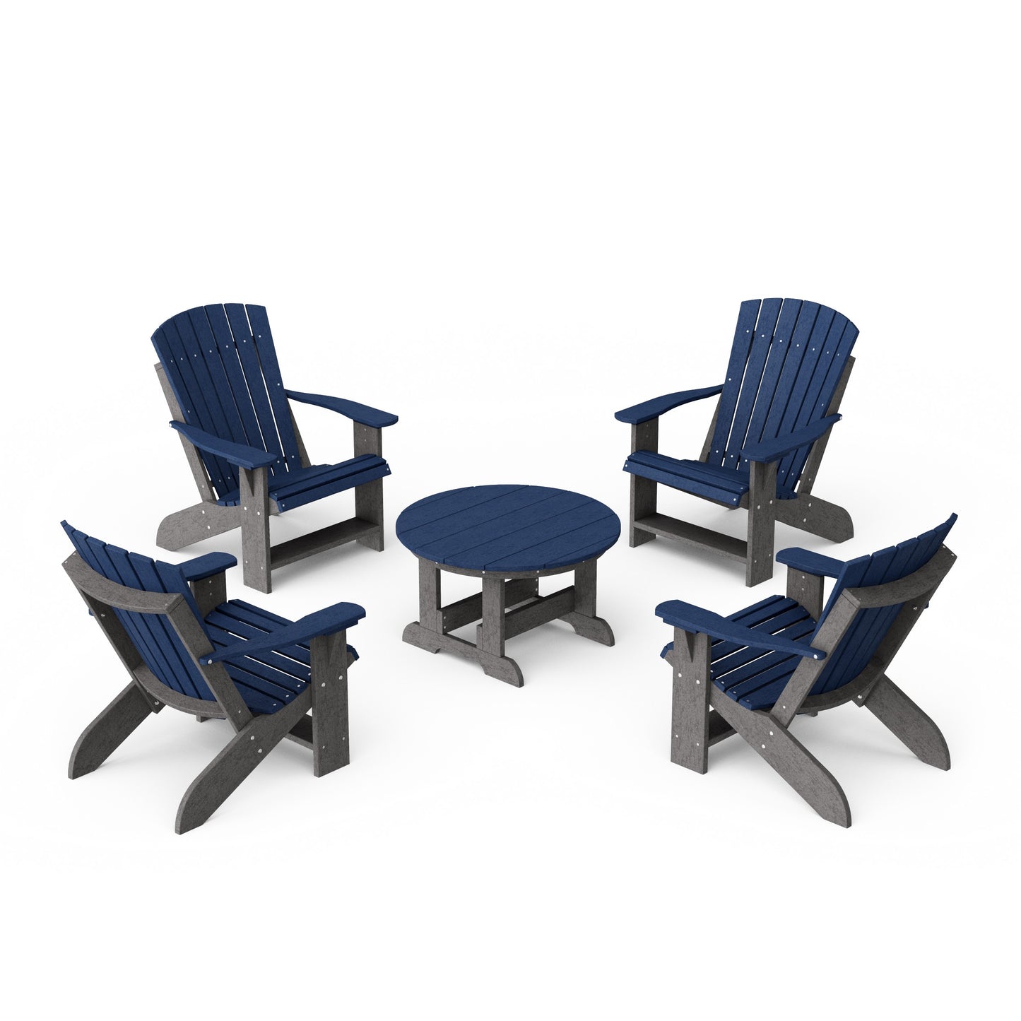 Heritage 5-Piece Adirondack Chair Conversation Set