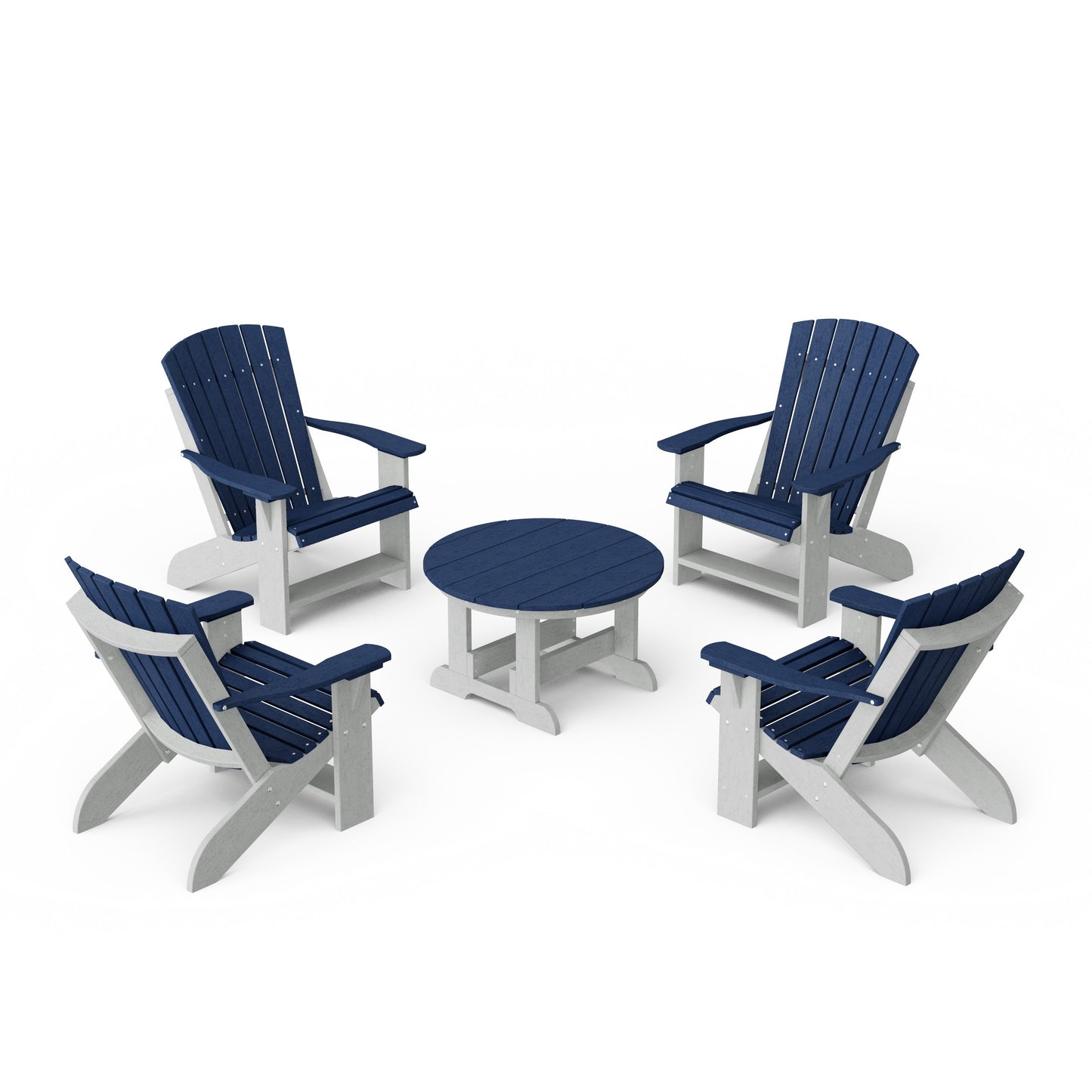 Heritage 5-Piece Adirondack Chair Conversation Set