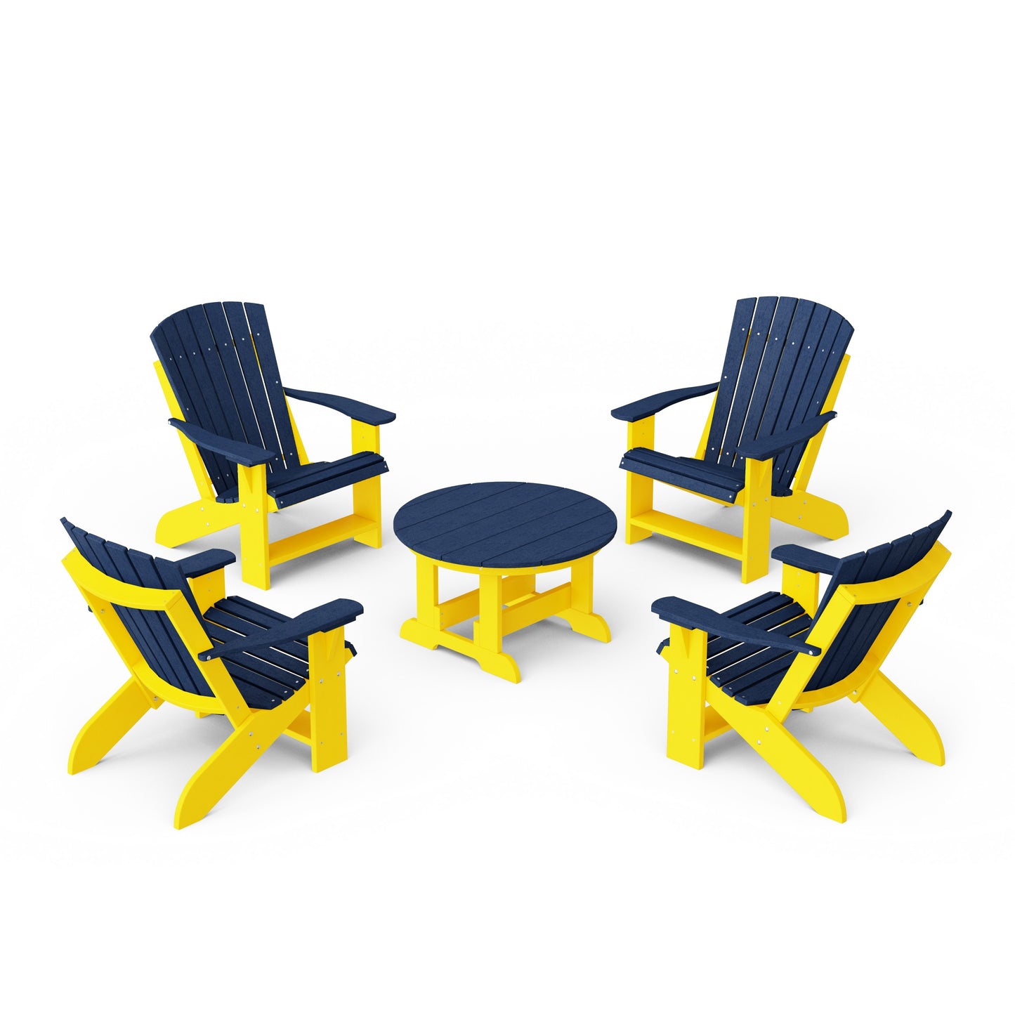 Heritage 5-Piece Adirondack Chair Conversation Set