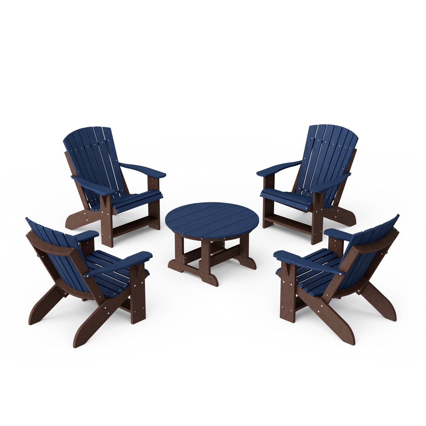 Heritage 5-Piece Adirondack Chair Conversation Set