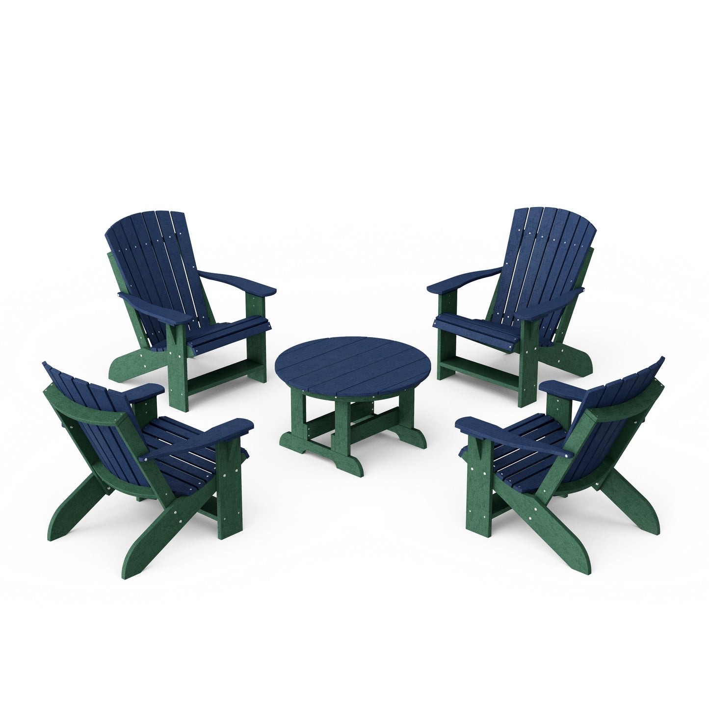 Heritage 5-Piece Adirondack Chair Conversation Set