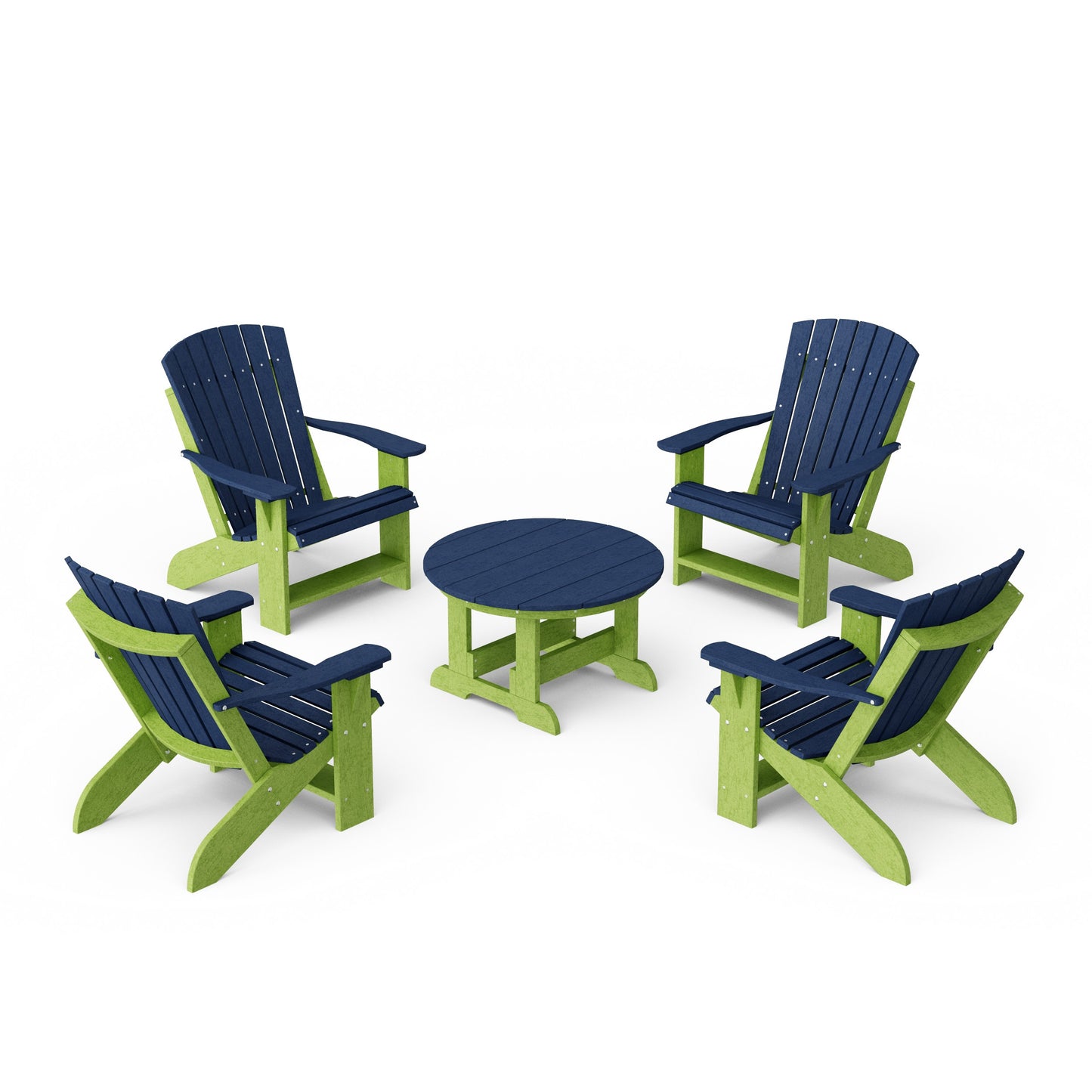 Heritage 5-Piece Adirondack Chair Conversation Set