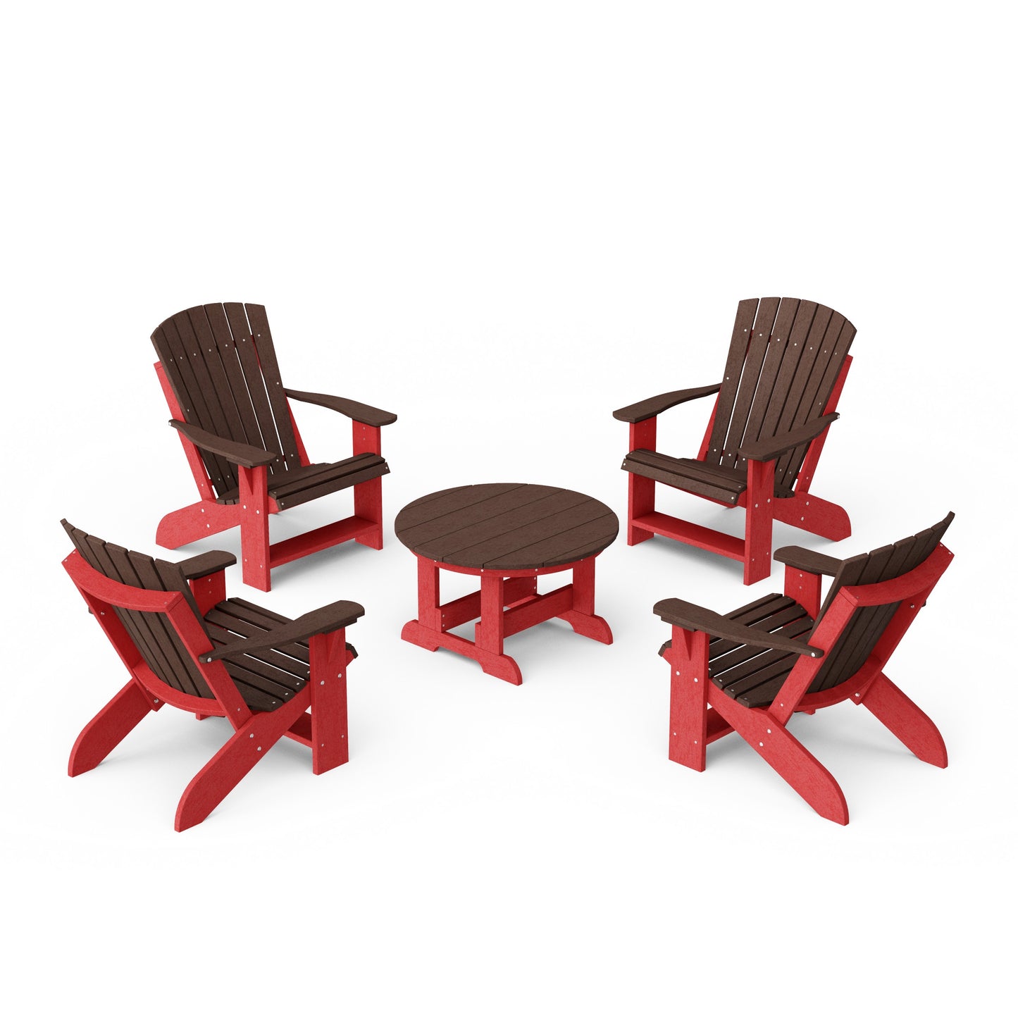 Heritage 5-Piece Adirondack Chair Conversation Set