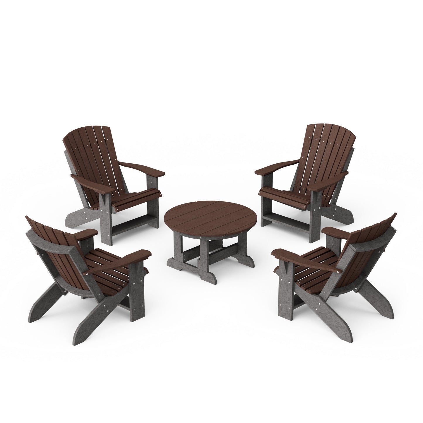 Heritage 5-Piece Adirondack Chair Conversation Set