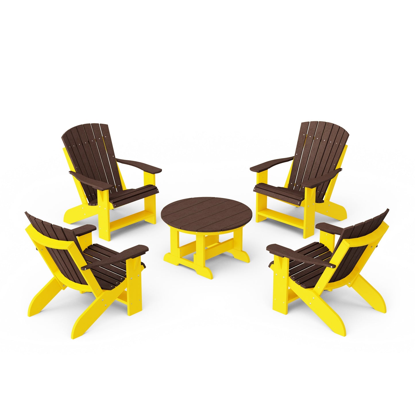 Heritage 5-Piece Adirondack Chair Conversation Set