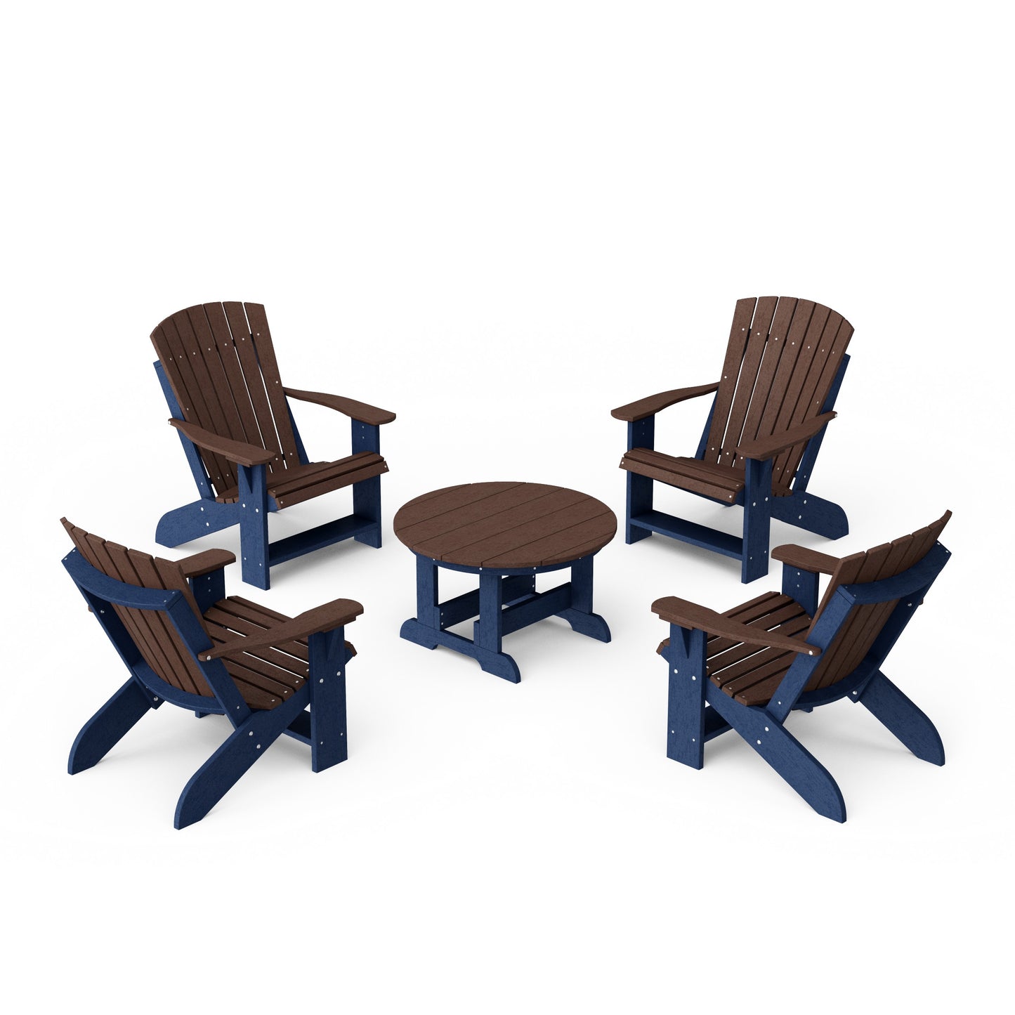 Heritage 5-Piece Adirondack Chair Conversation Set