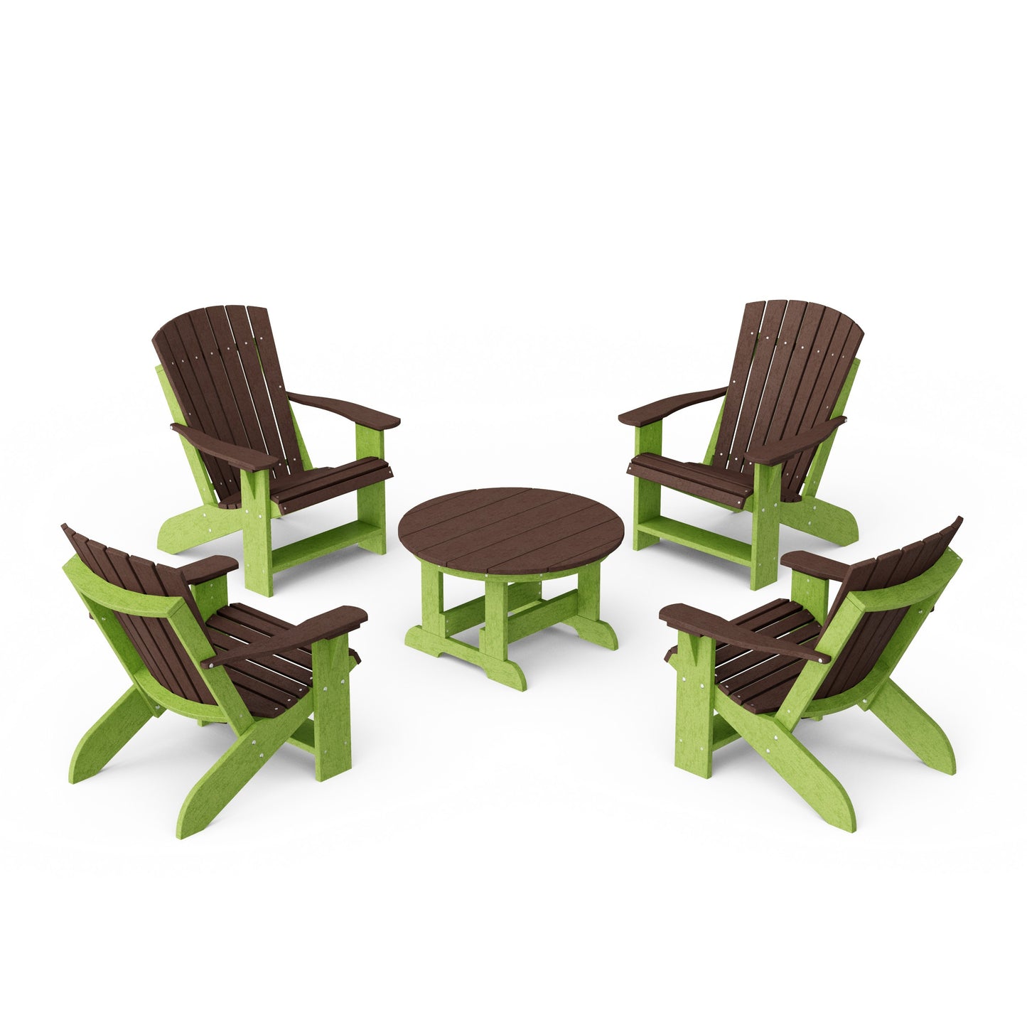 Heritage 5-Piece Adirondack Chair Conversation Set