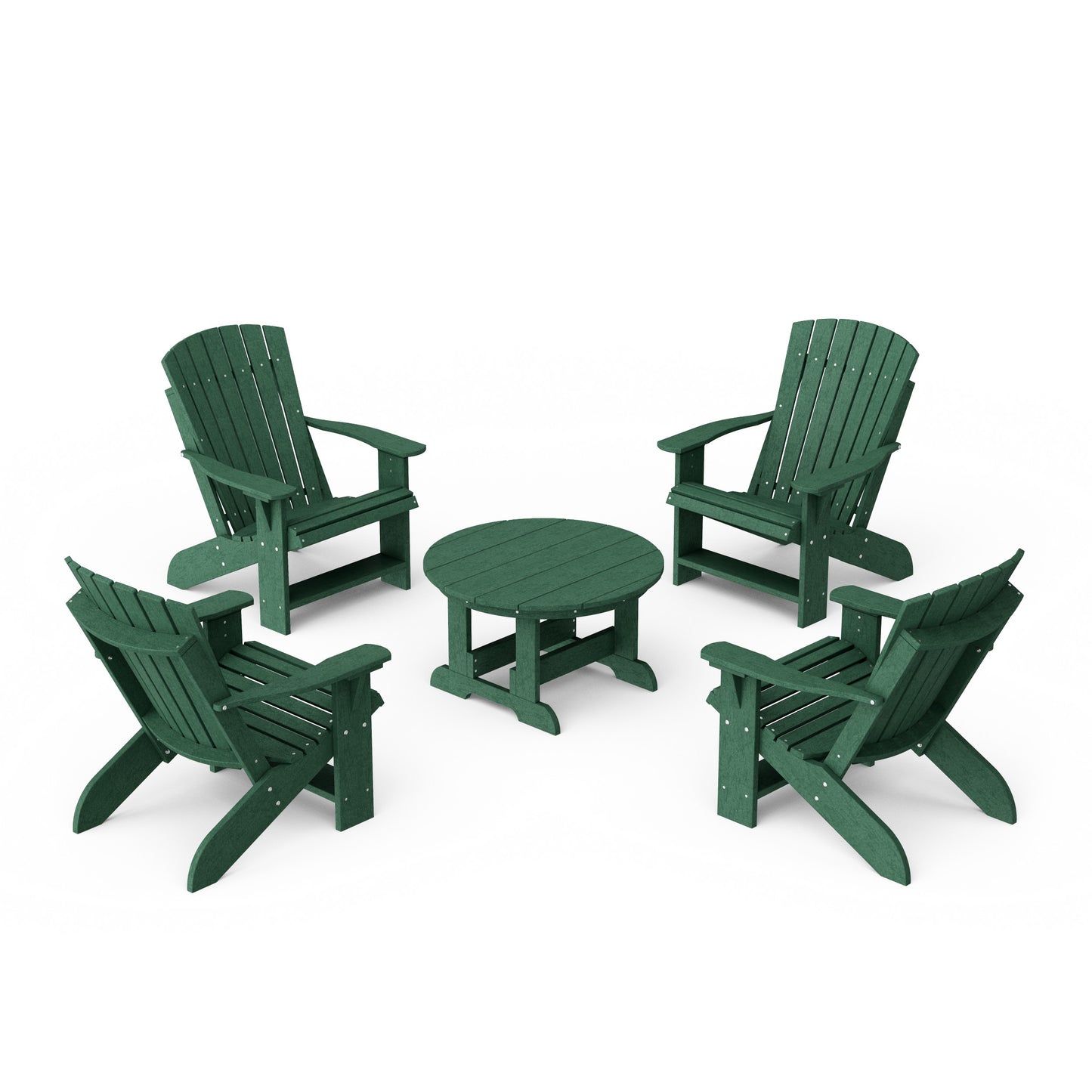 Heritage 5-Piece Adirondack Chair Conversation Set