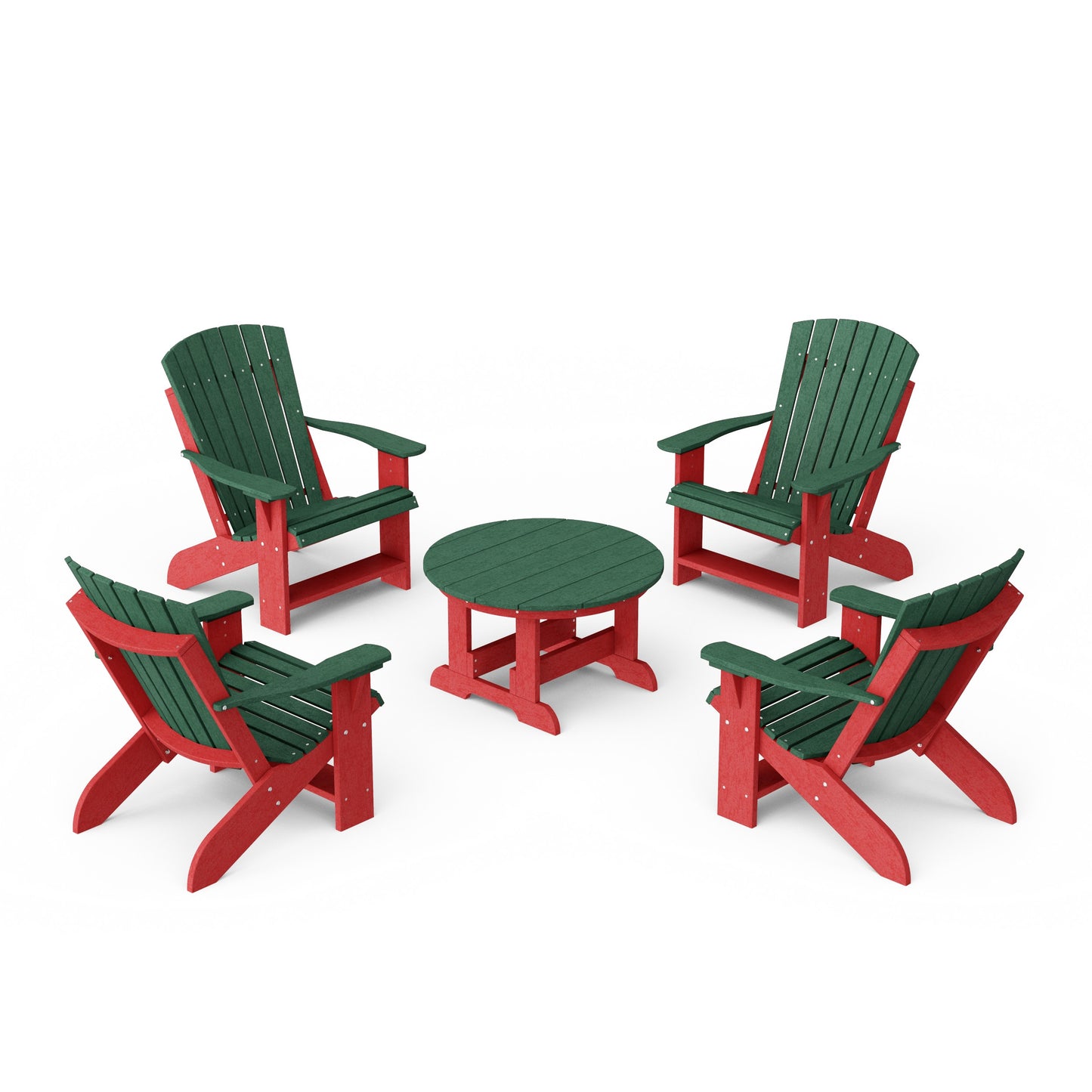 Heritage 5-Piece Adirondack Chair Conversation Set