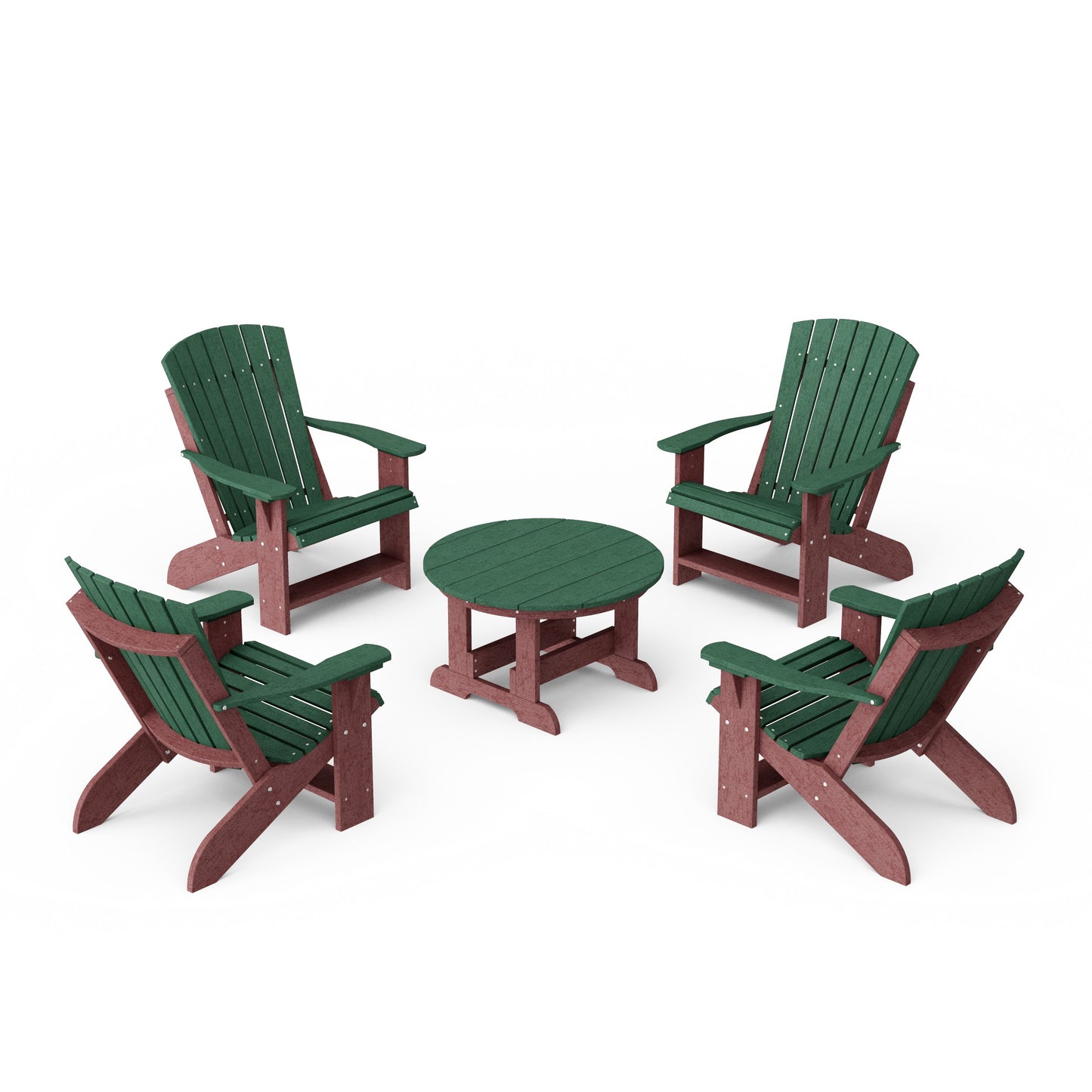 Heritage 5-Piece Adirondack Chair Conversation Set