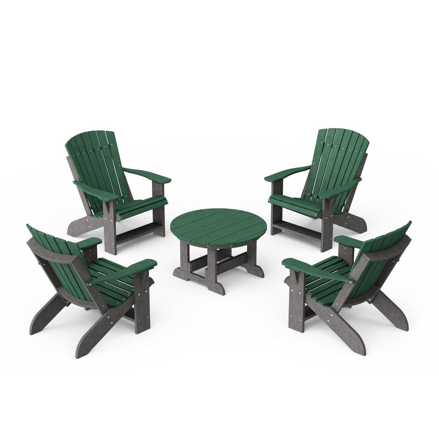 Heritage 5-Piece Adirondack Chair Conversation Set