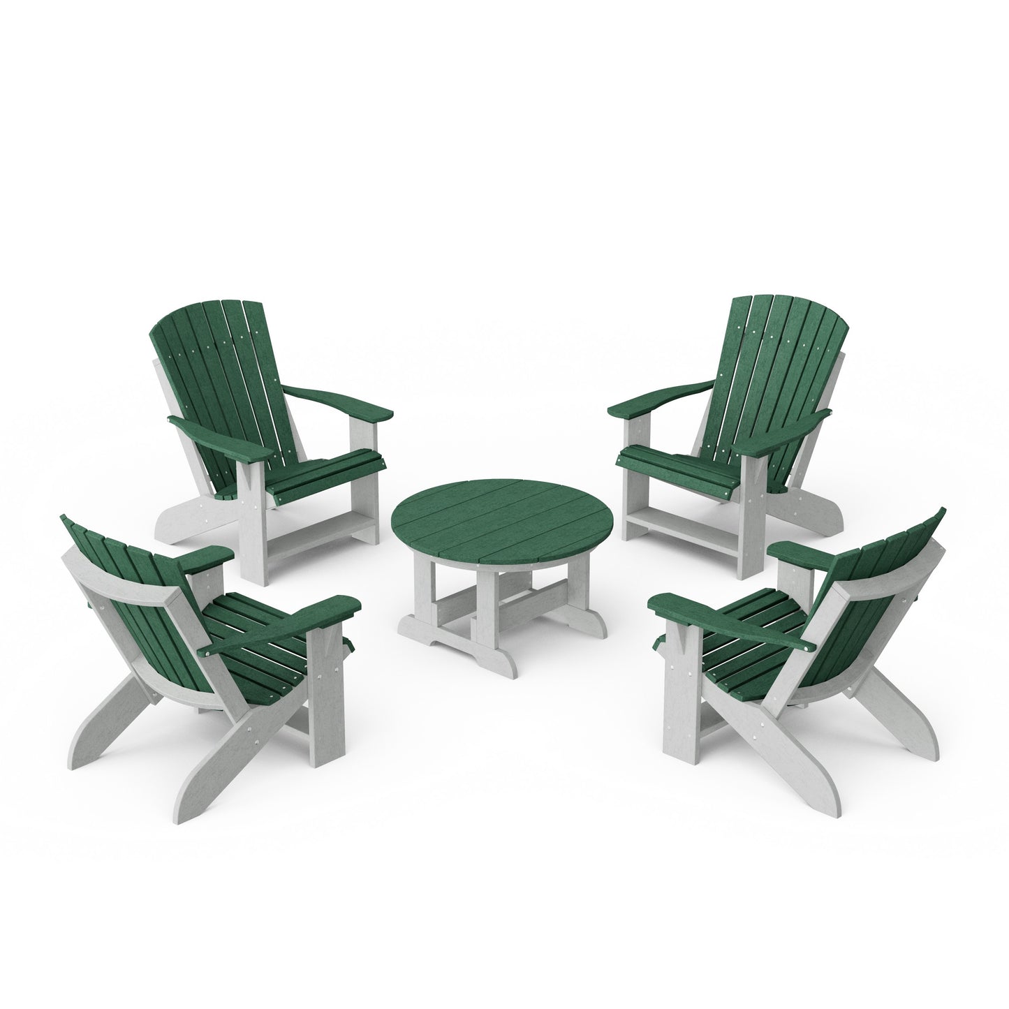 Heritage 5-Piece Adirondack Chair Conversation Set