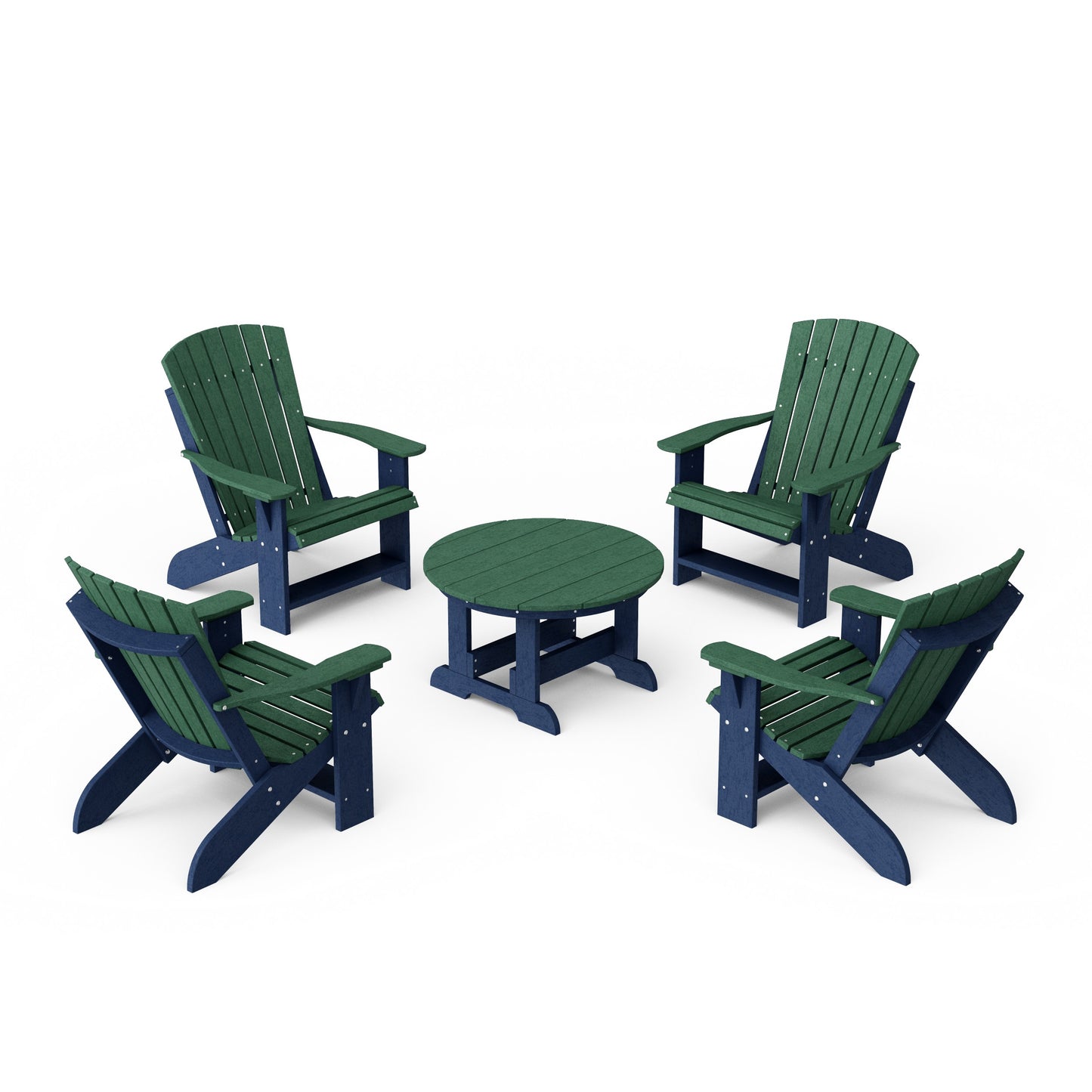 Heritage 5-Piece Adirondack Chair Conversation Set