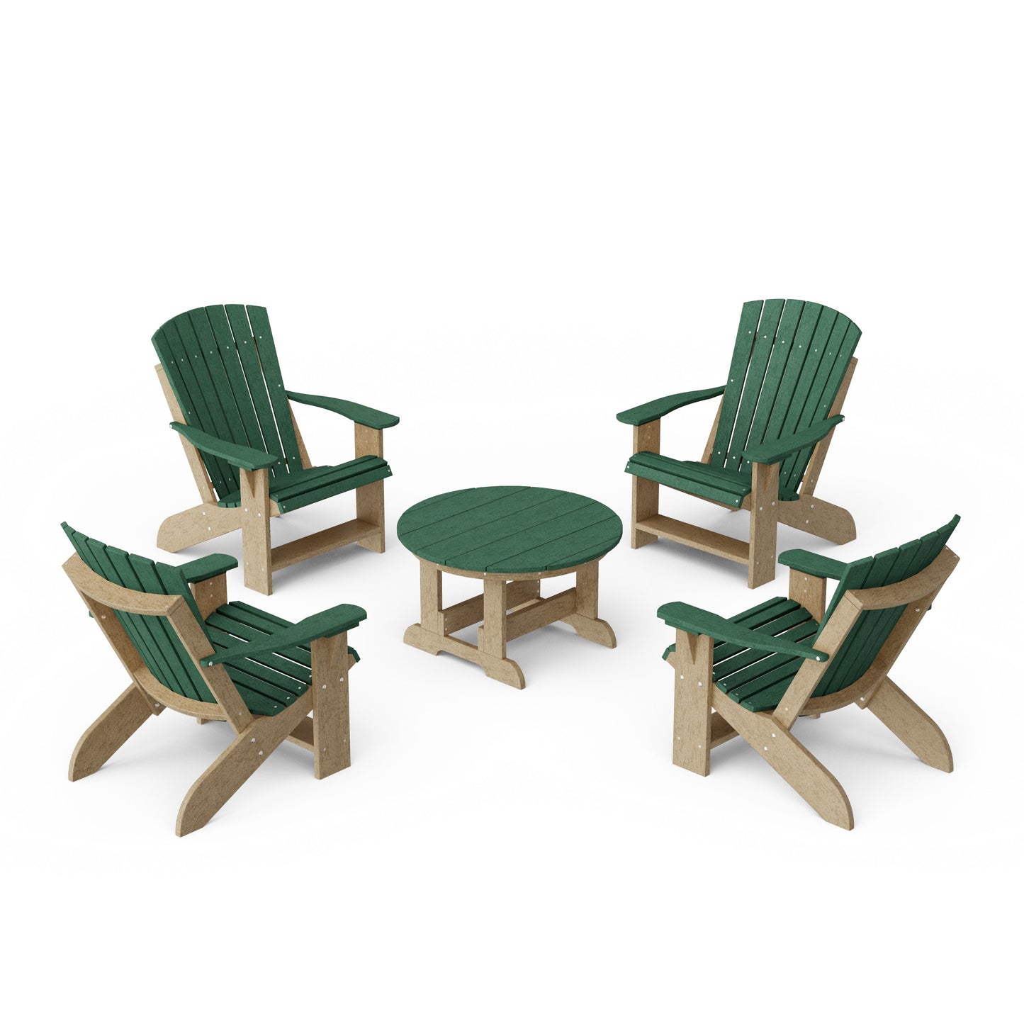 Heritage 5-Piece Adirondack Chair Conversation Set