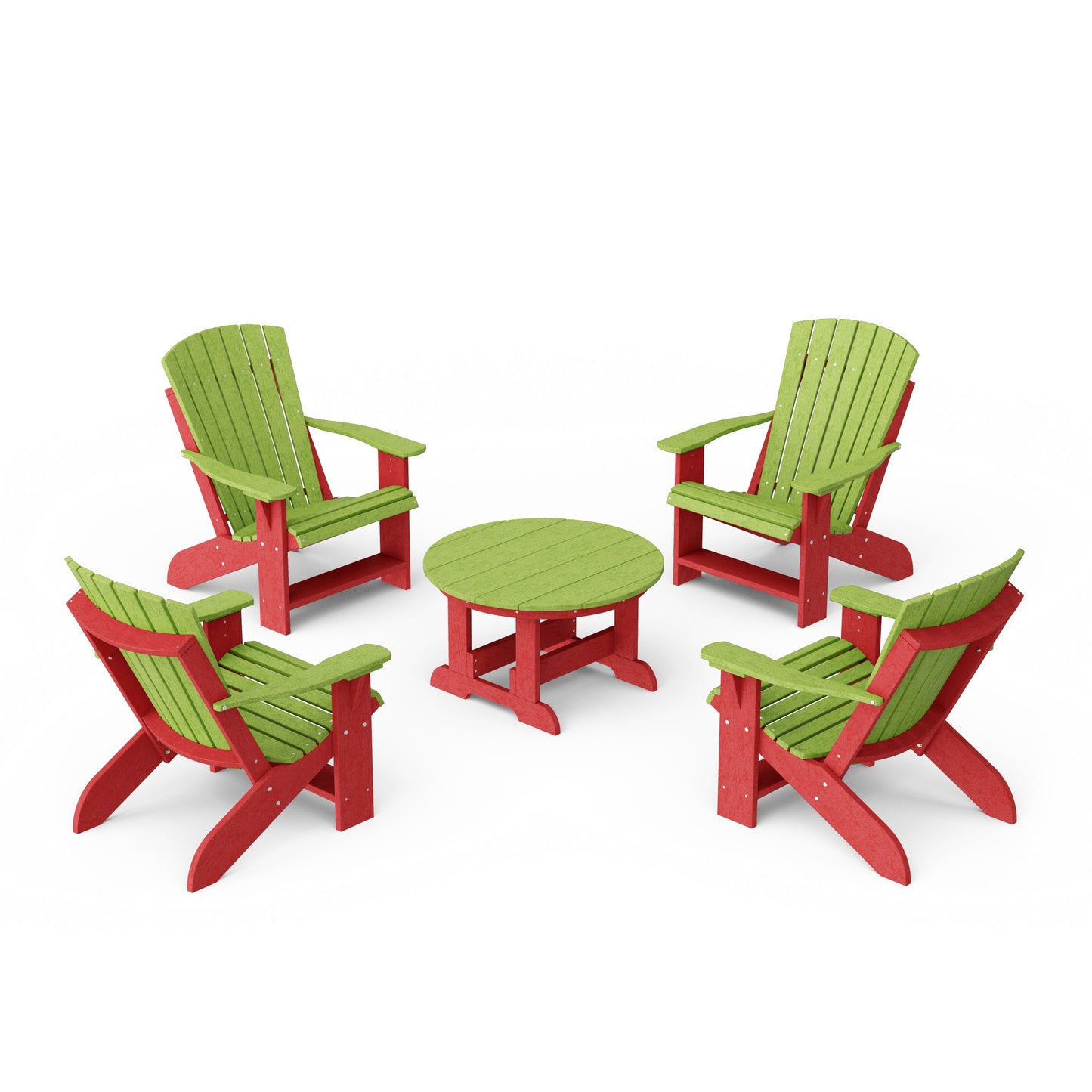 Heritage 5-Piece Adirondack Chair Conversation Set