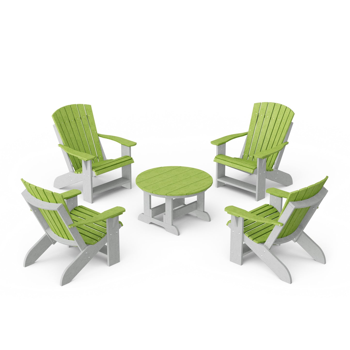 Heritage 5-Piece Adirondack Chair Conversation Set