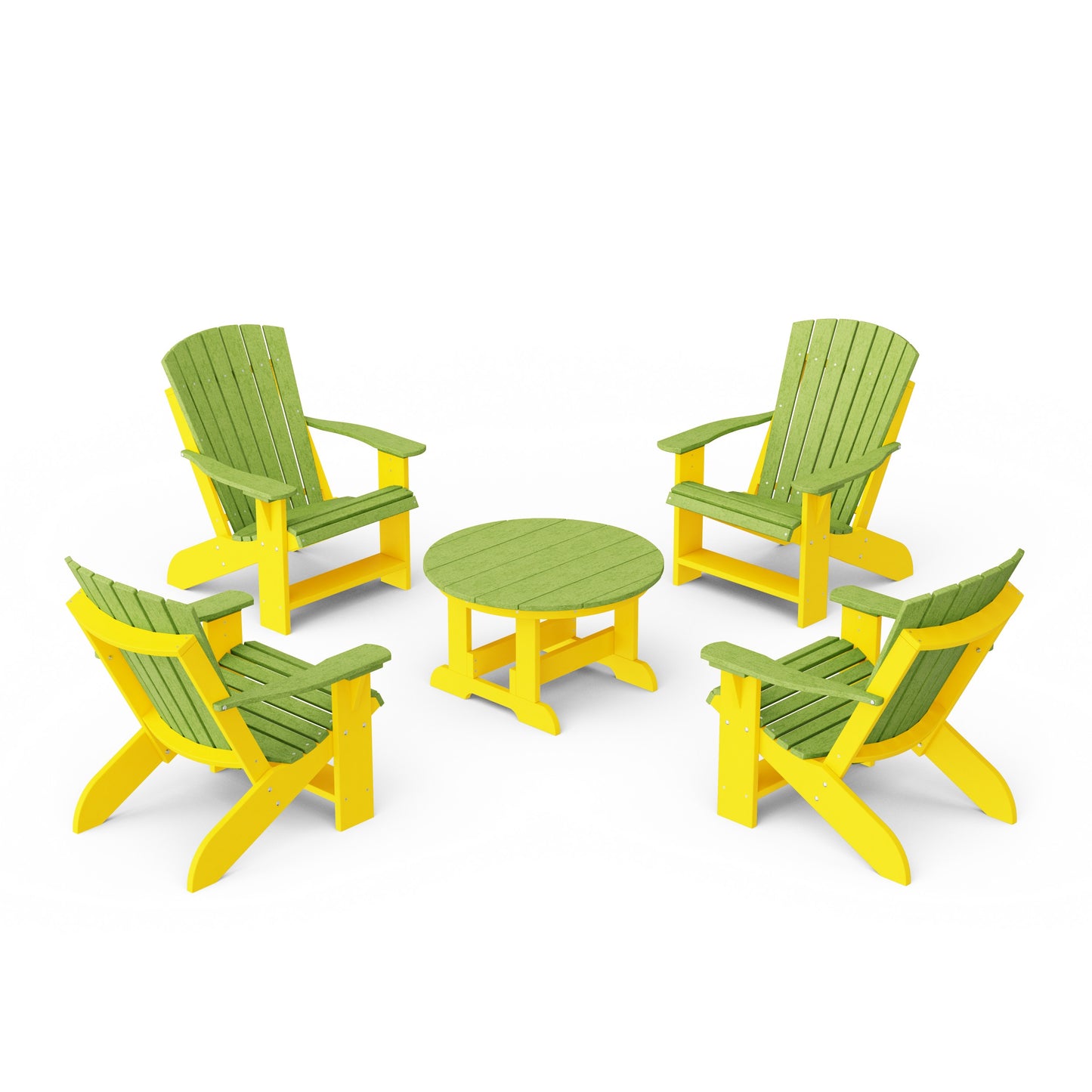 Heritage 5-Piece Adirondack Chair Conversation Set