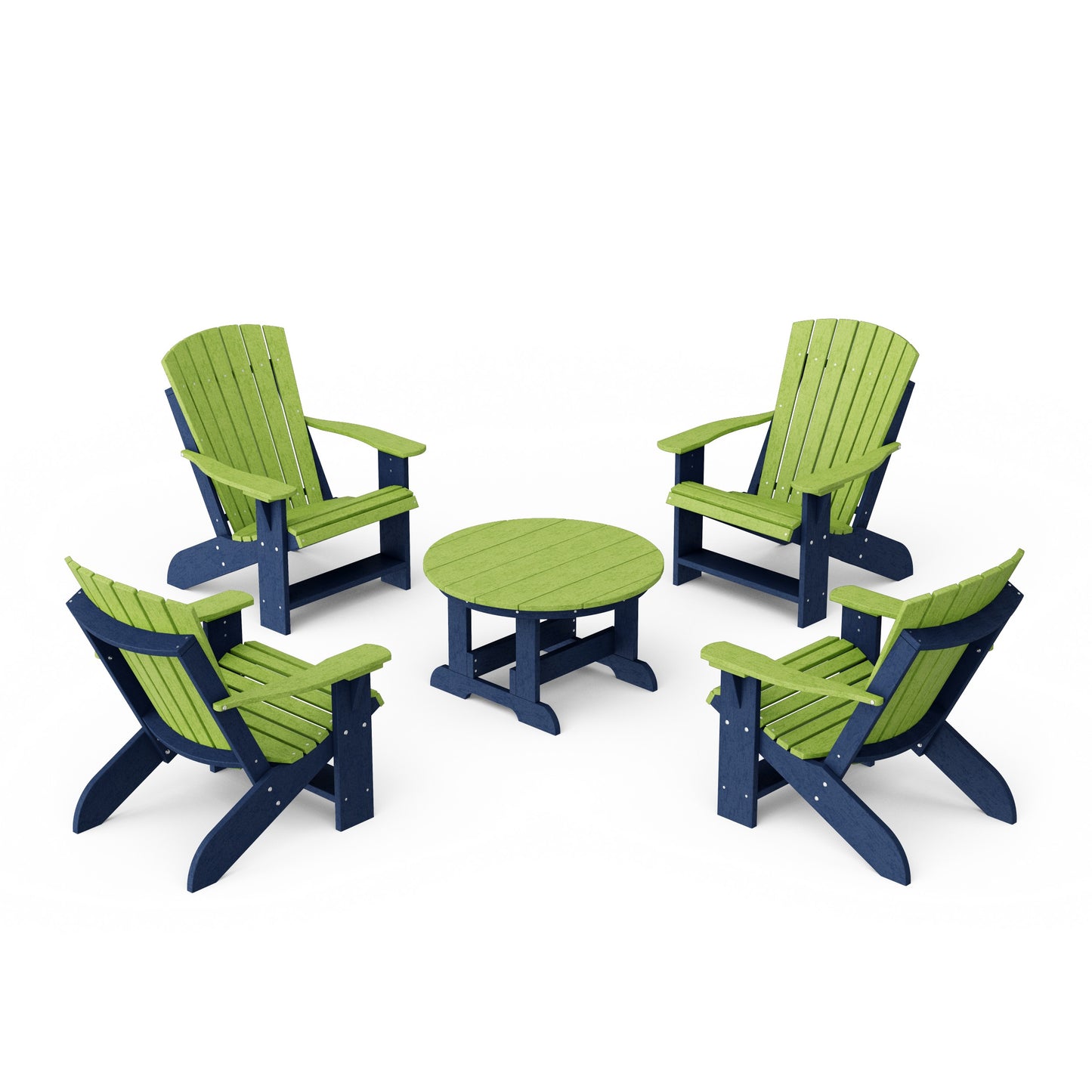 Heritage 5-Piece Adirondack Chair Conversation Set