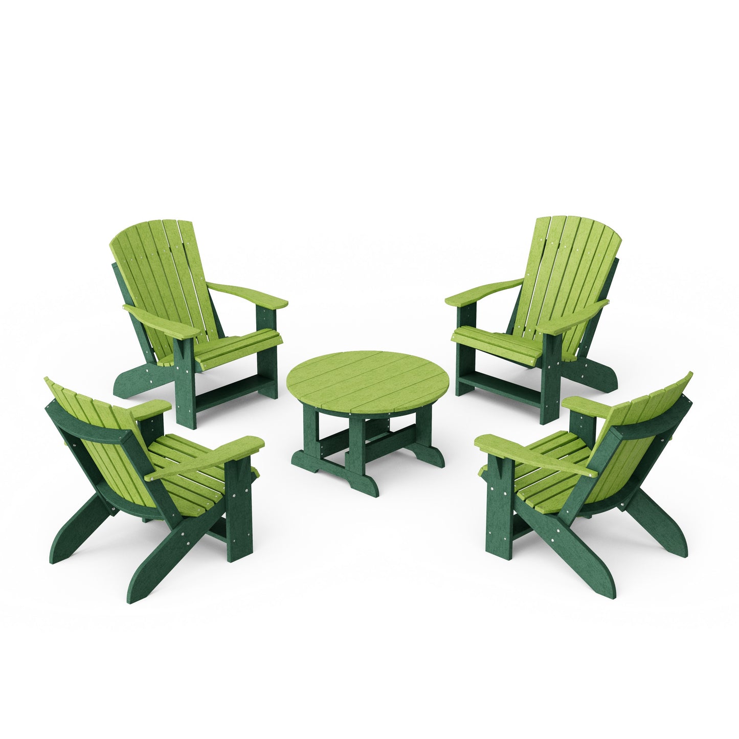Heritage 5-Piece Adirondack Chair Conversation Set