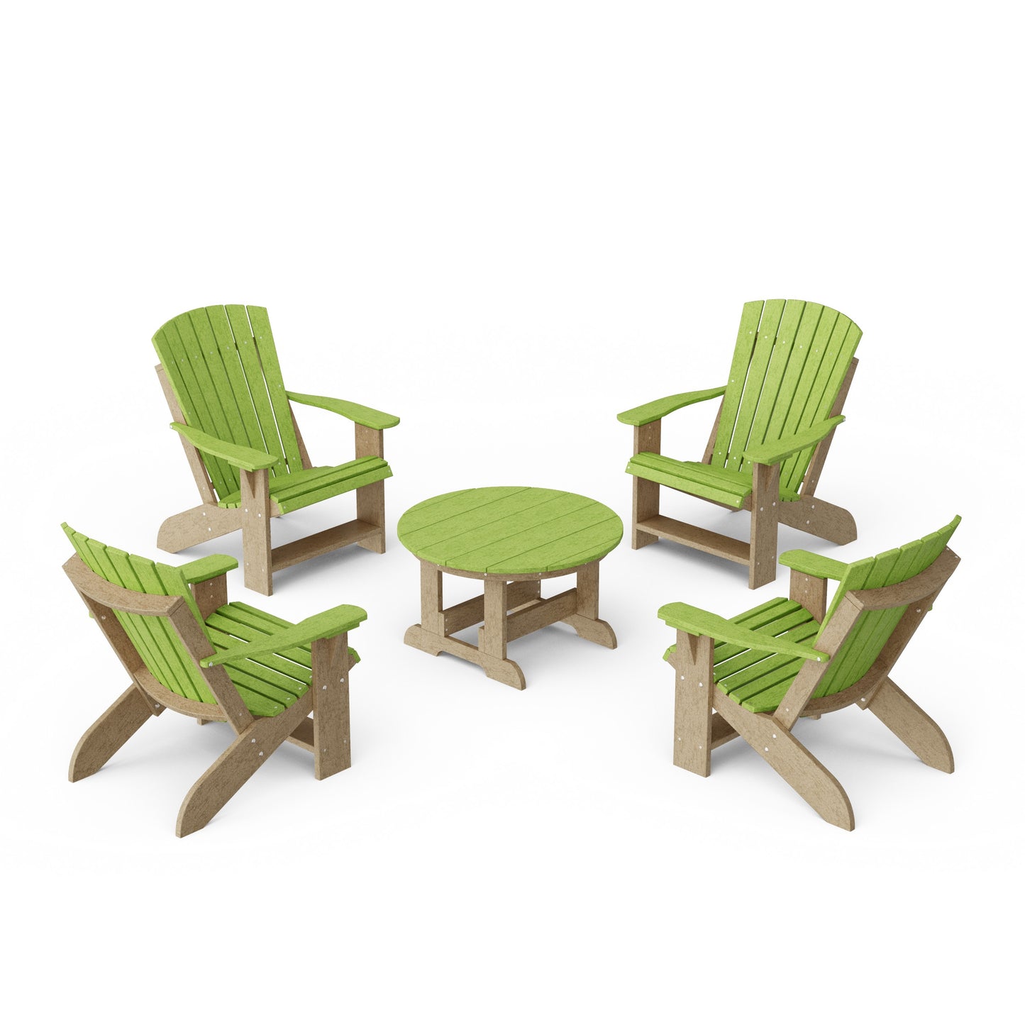 Heritage 5-Piece Adirondack Chair Conversation Set