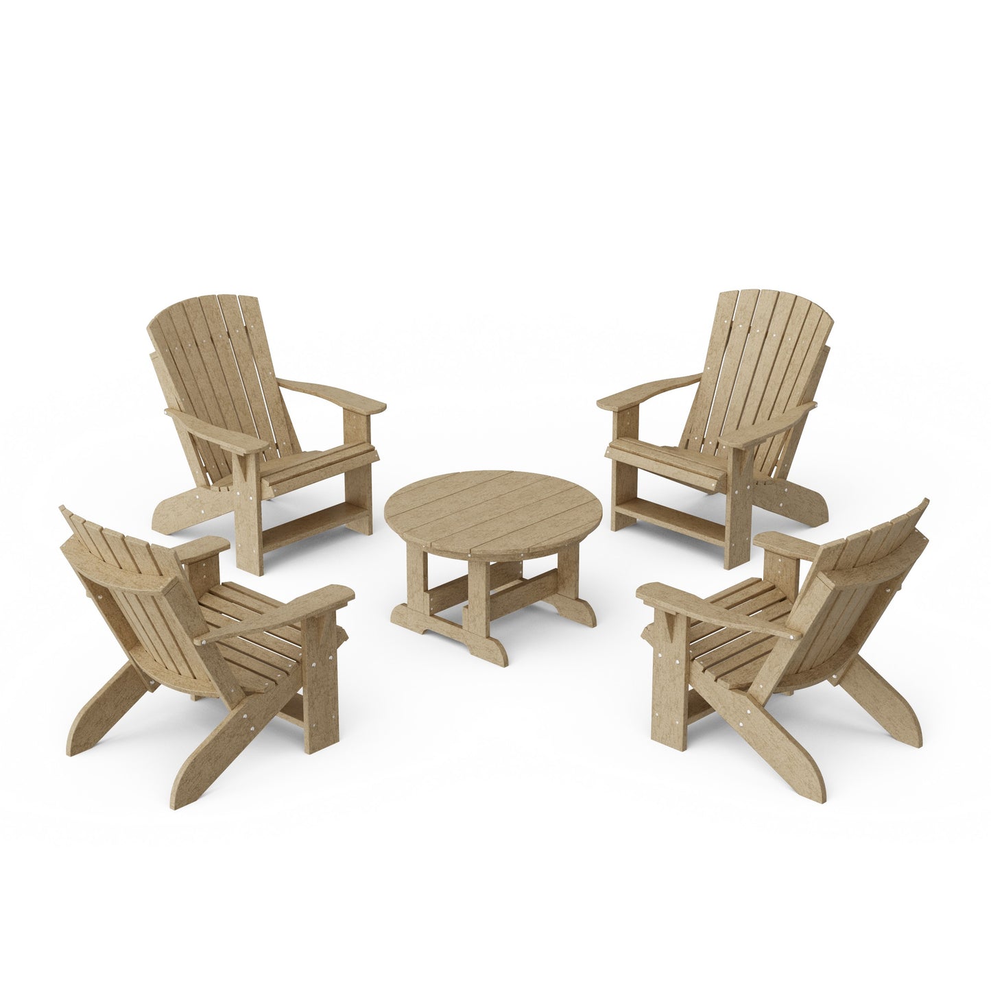Heritage 5-Piece Adirondack Chair Conversation Set