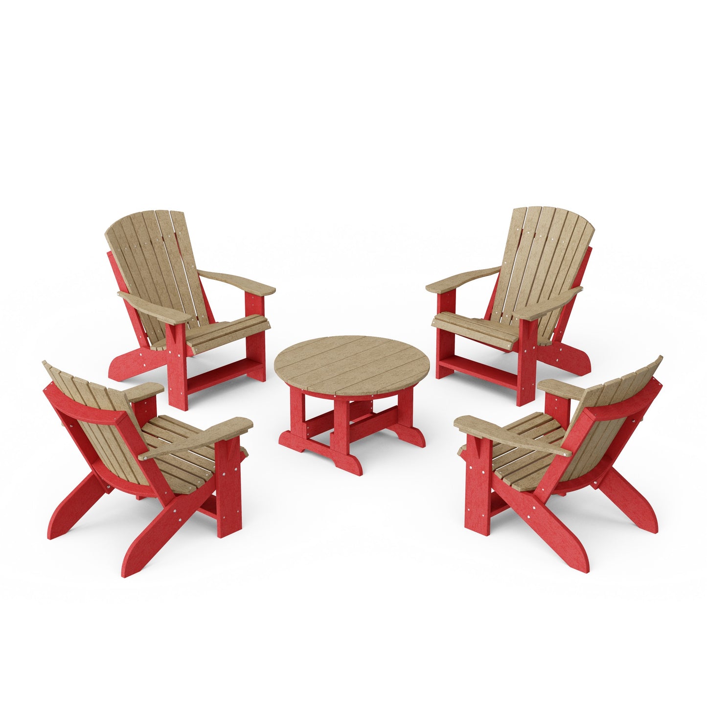 Heritage 5-Piece Adirondack Chair Conversation Set
