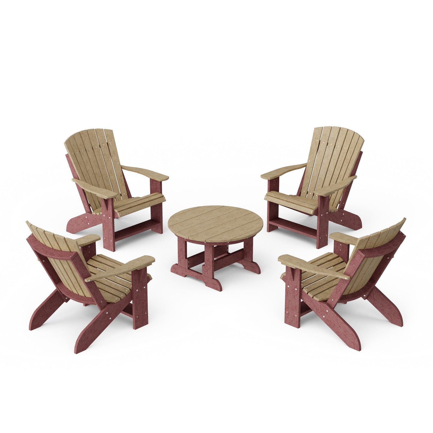Heritage 5-Piece Adirondack Chair Conversation Set