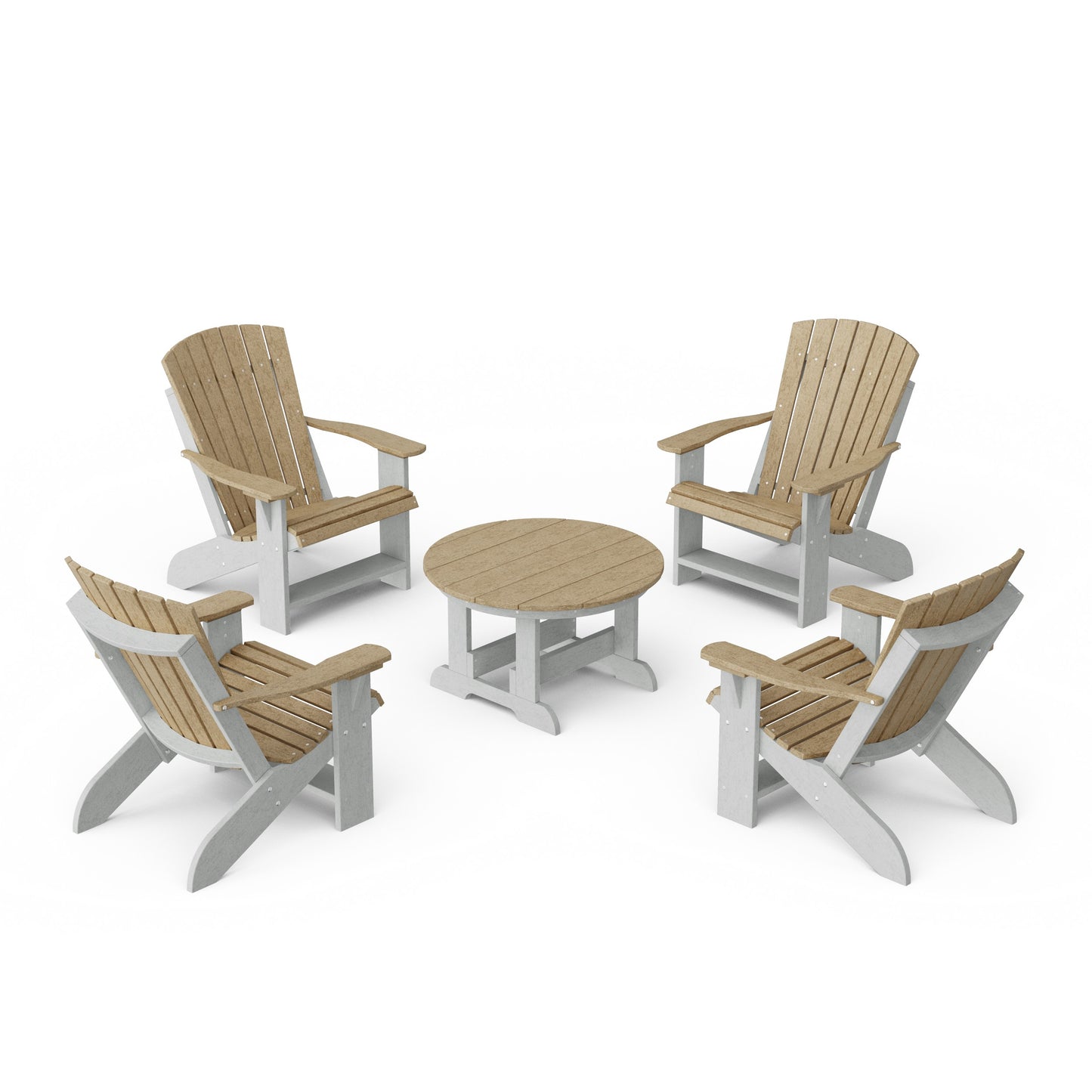 Heritage 5-Piece Adirondack Chair Conversation Set