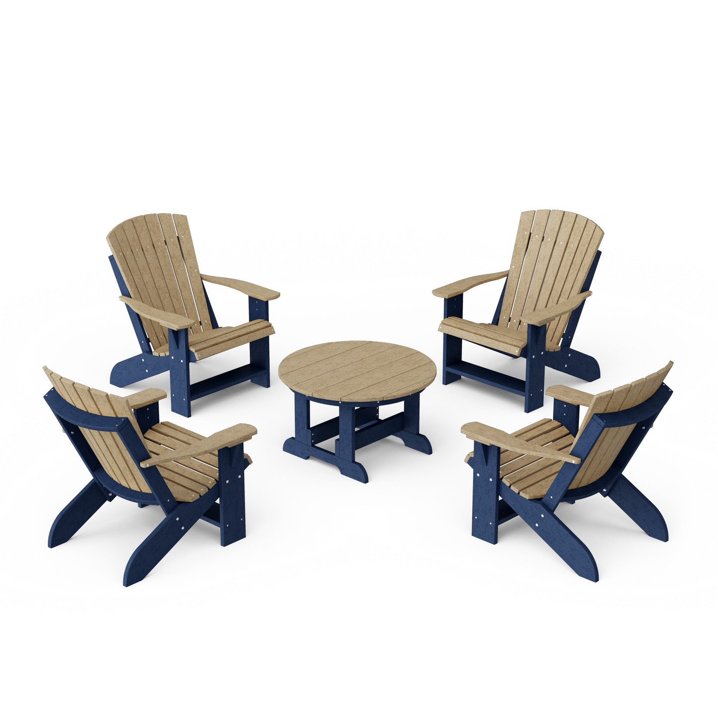 Heritage 5-Piece Adirondack Chair Conversation Set