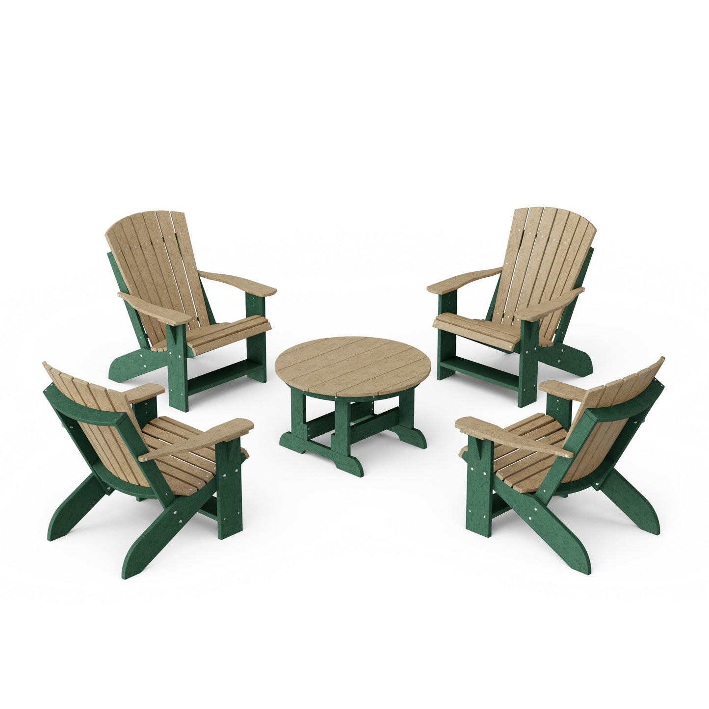 Heritage 5-Piece Adirondack Chair Conversation Set