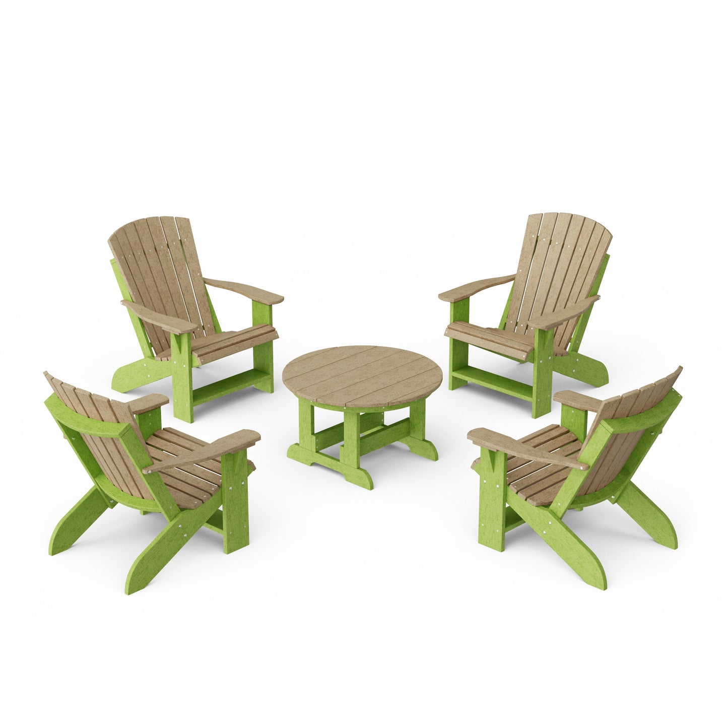 Heritage 5-Piece Adirondack Chair Conversation Set