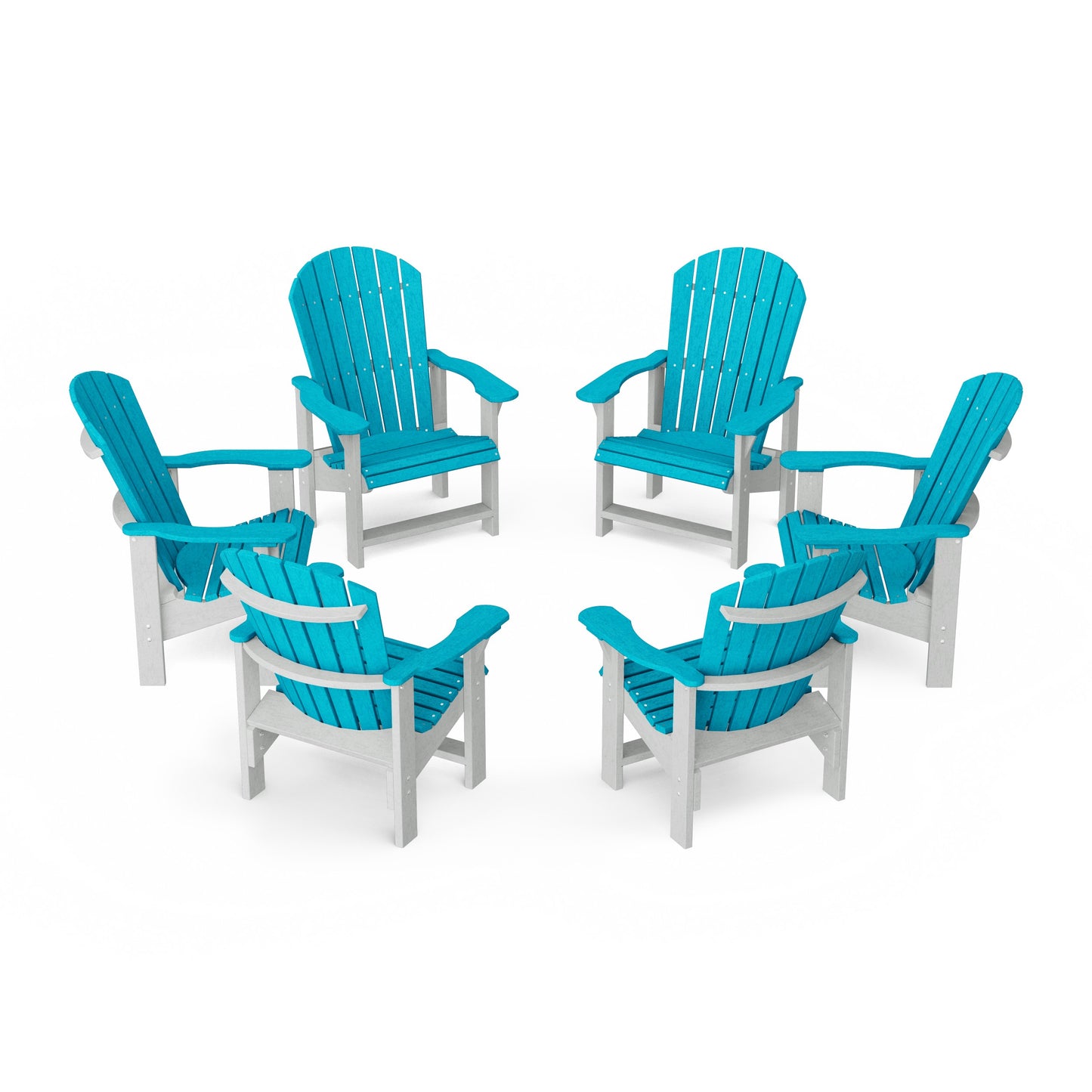 Heritage Upright Adirondack Chairs Set of 6