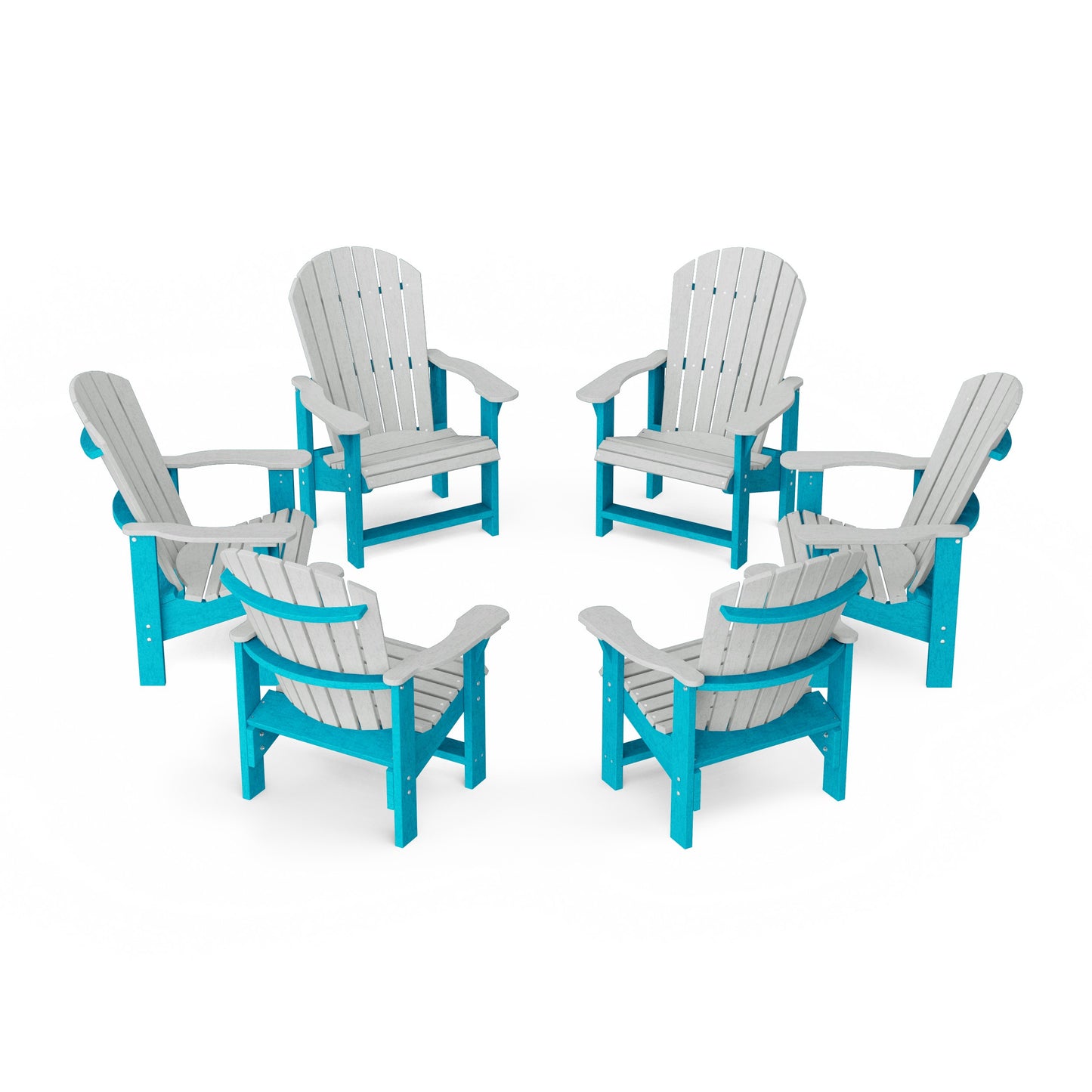 Heritage Upright Adirondack Chairs Set of 6