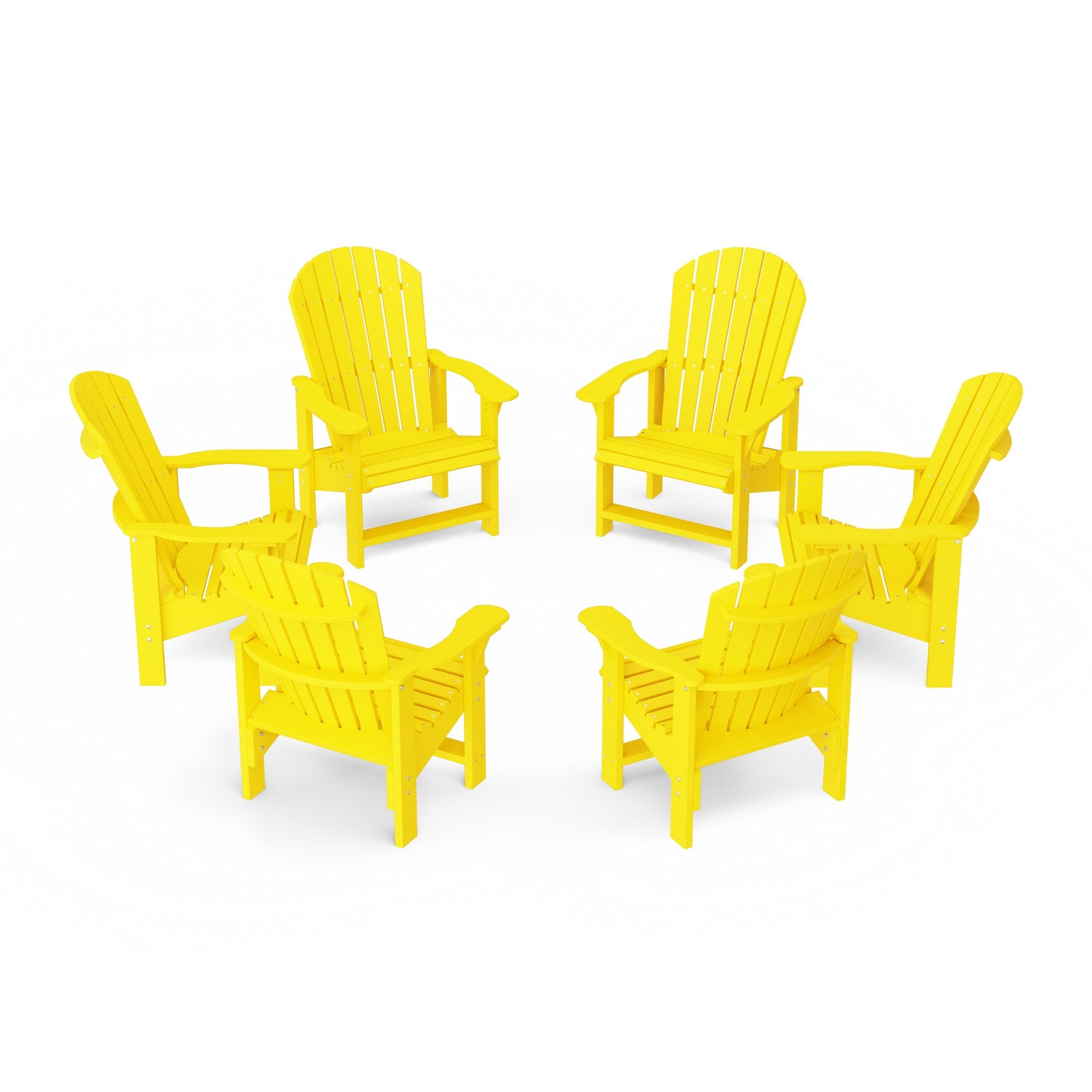 Heritage Upright Adirondack Chairs Set of 6