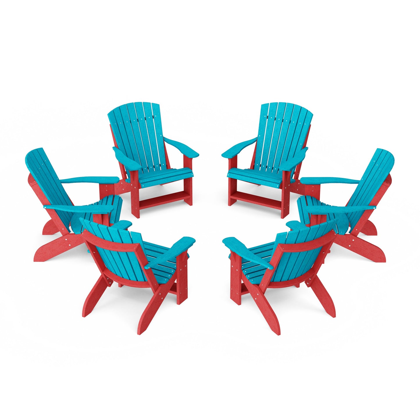 Heritage Adirondack Chairs Set of 6