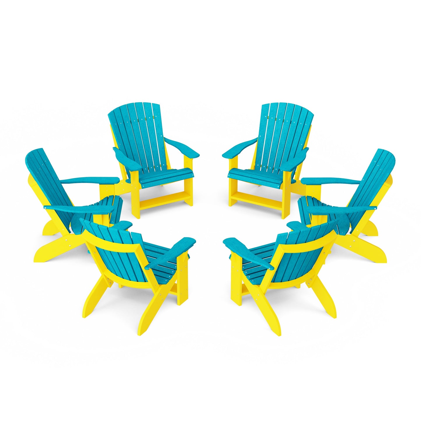 Heritage Adirondack Chairs Set of 6