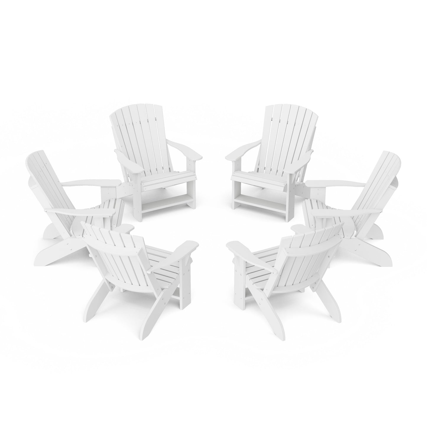 Heritage Adirondack Chairs Set of 6