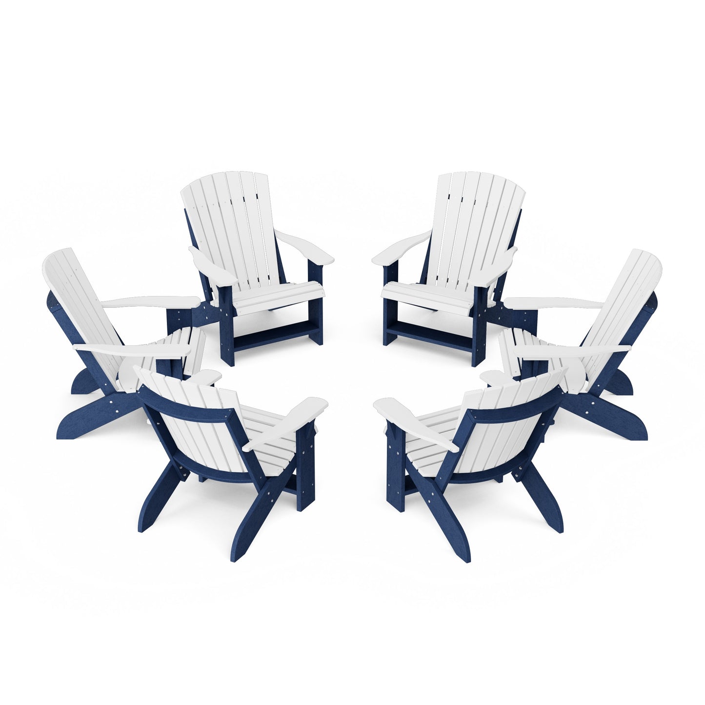 Heritage Adirondack Chairs Set of 6