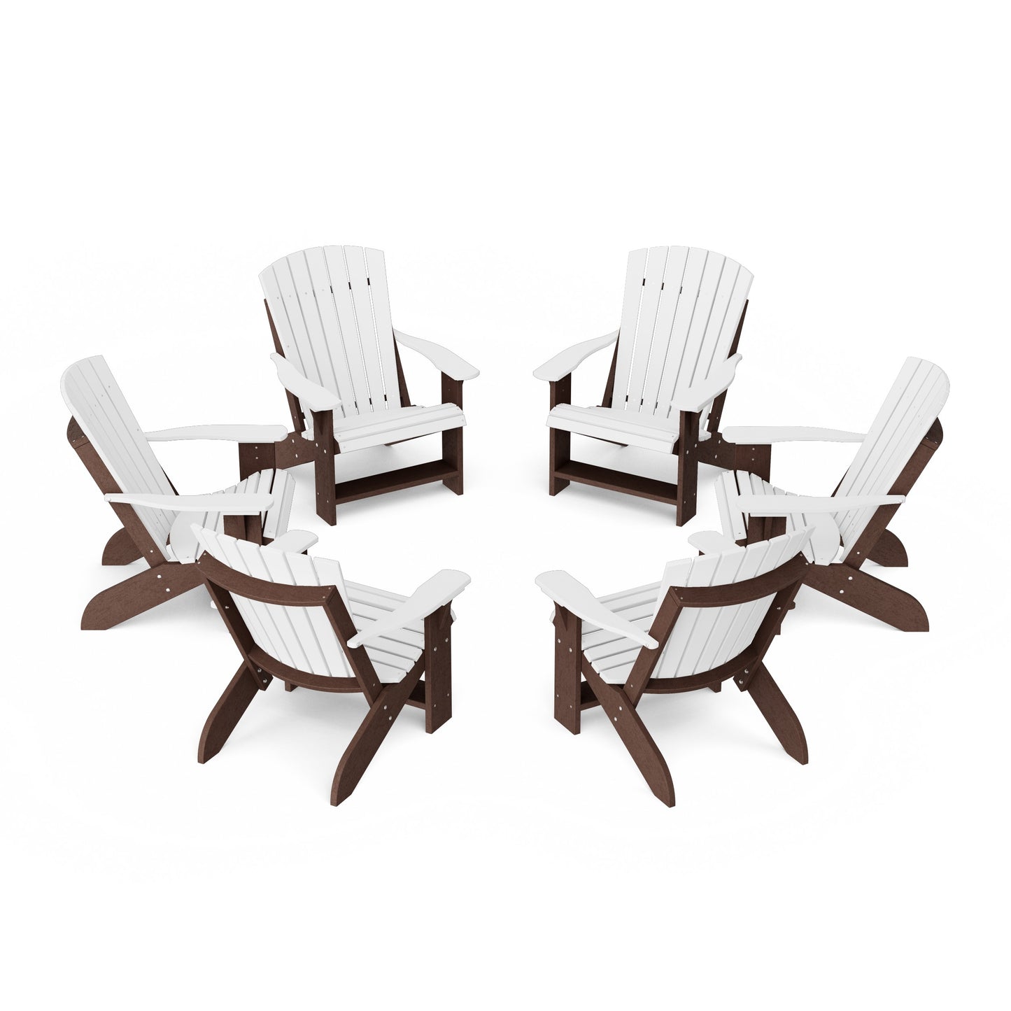 Heritage Adirondack Chairs Set of 6