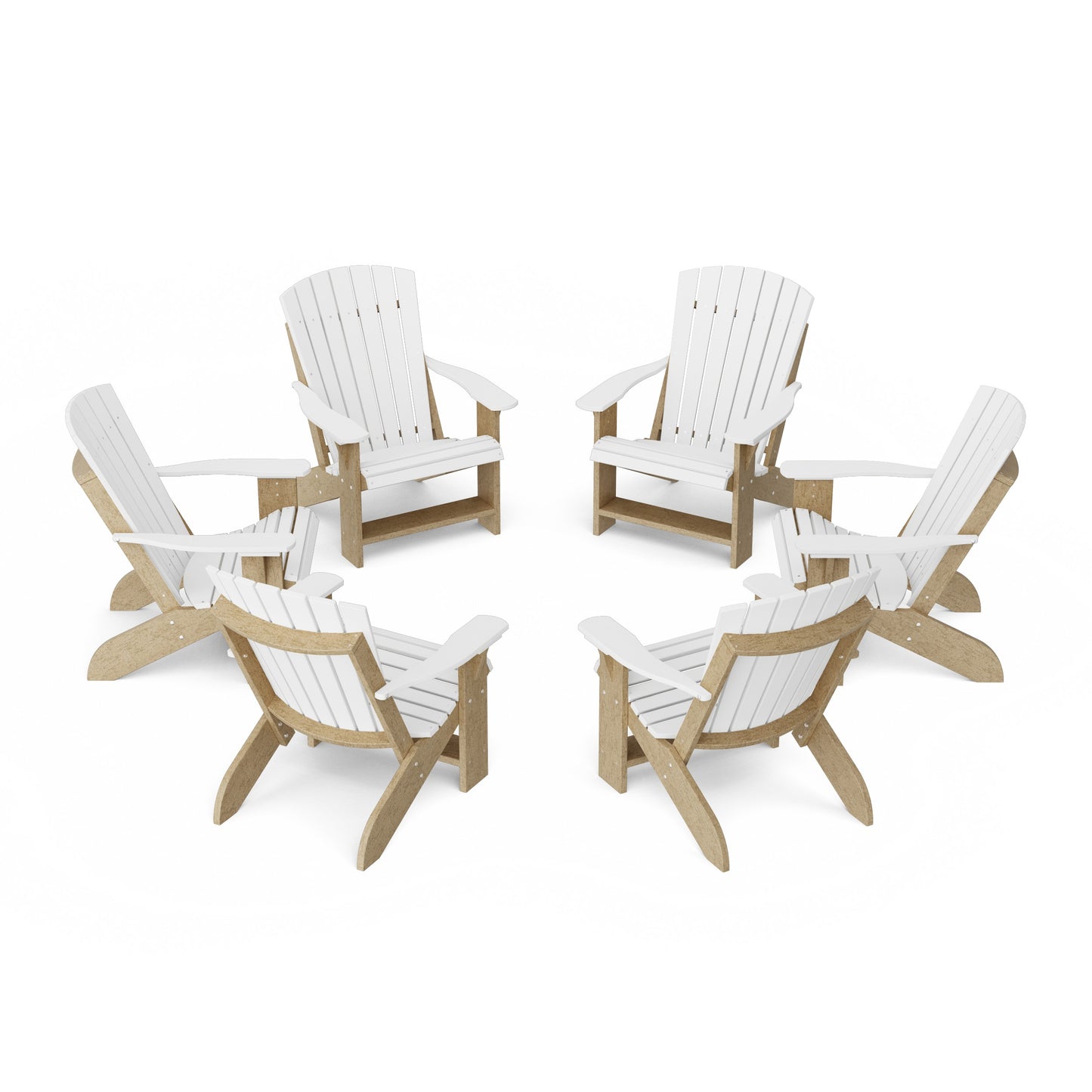 Heritage Adirondack Chairs Set of 6