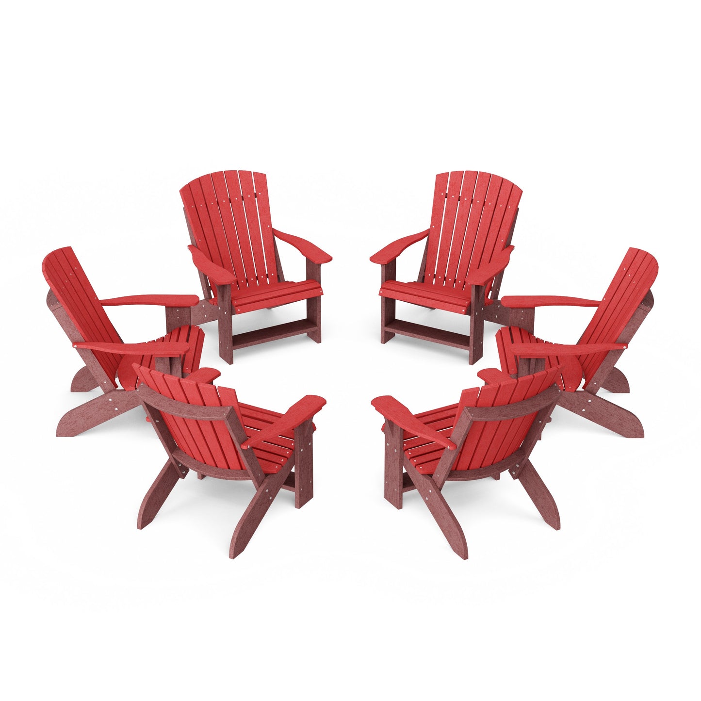 Heritage Adirondack Chairs Set of 6