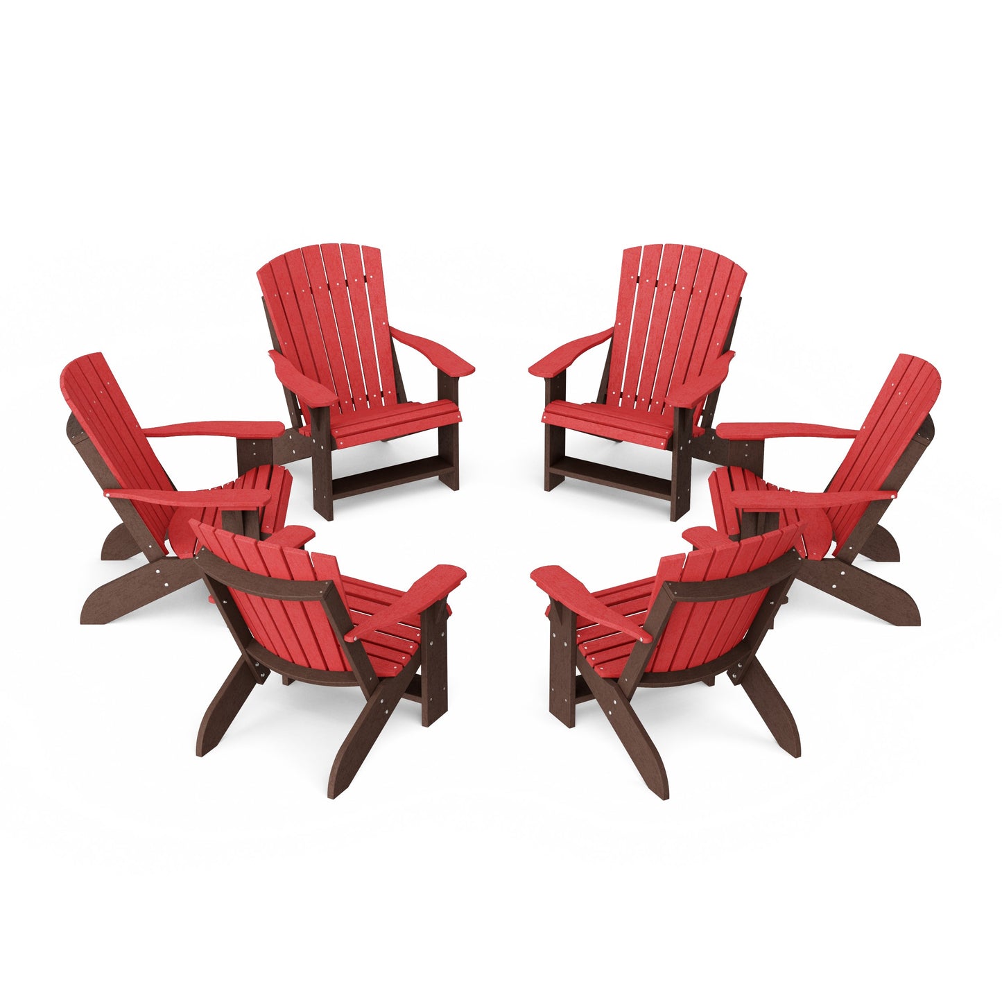 Heritage Adirondack Chairs Set of 6