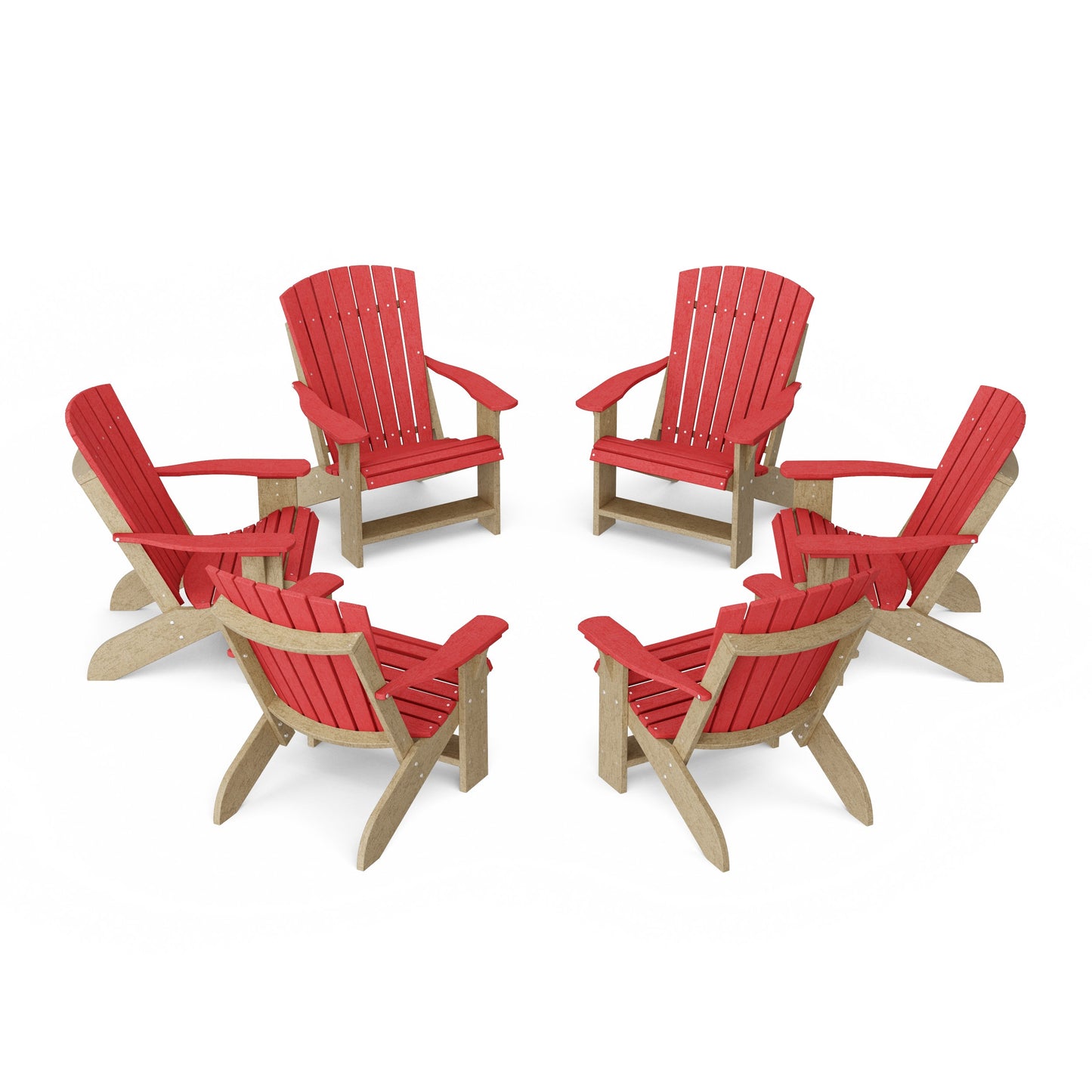 Heritage Adirondack Chairs Set of 6